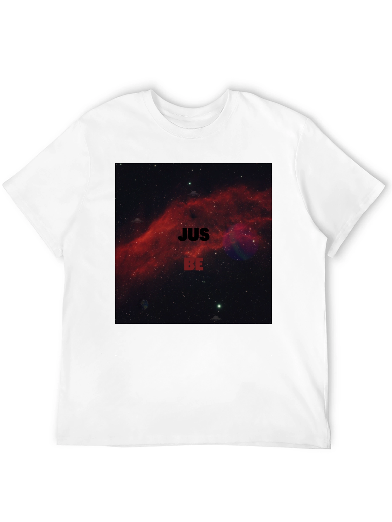 Black Just Be Nebula T-Shirt - Relaxed Fit view 12
