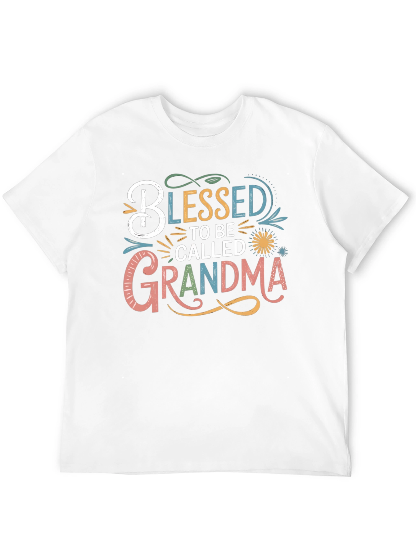 Black Blessed To Be Called Grandma T-Shirt view 12