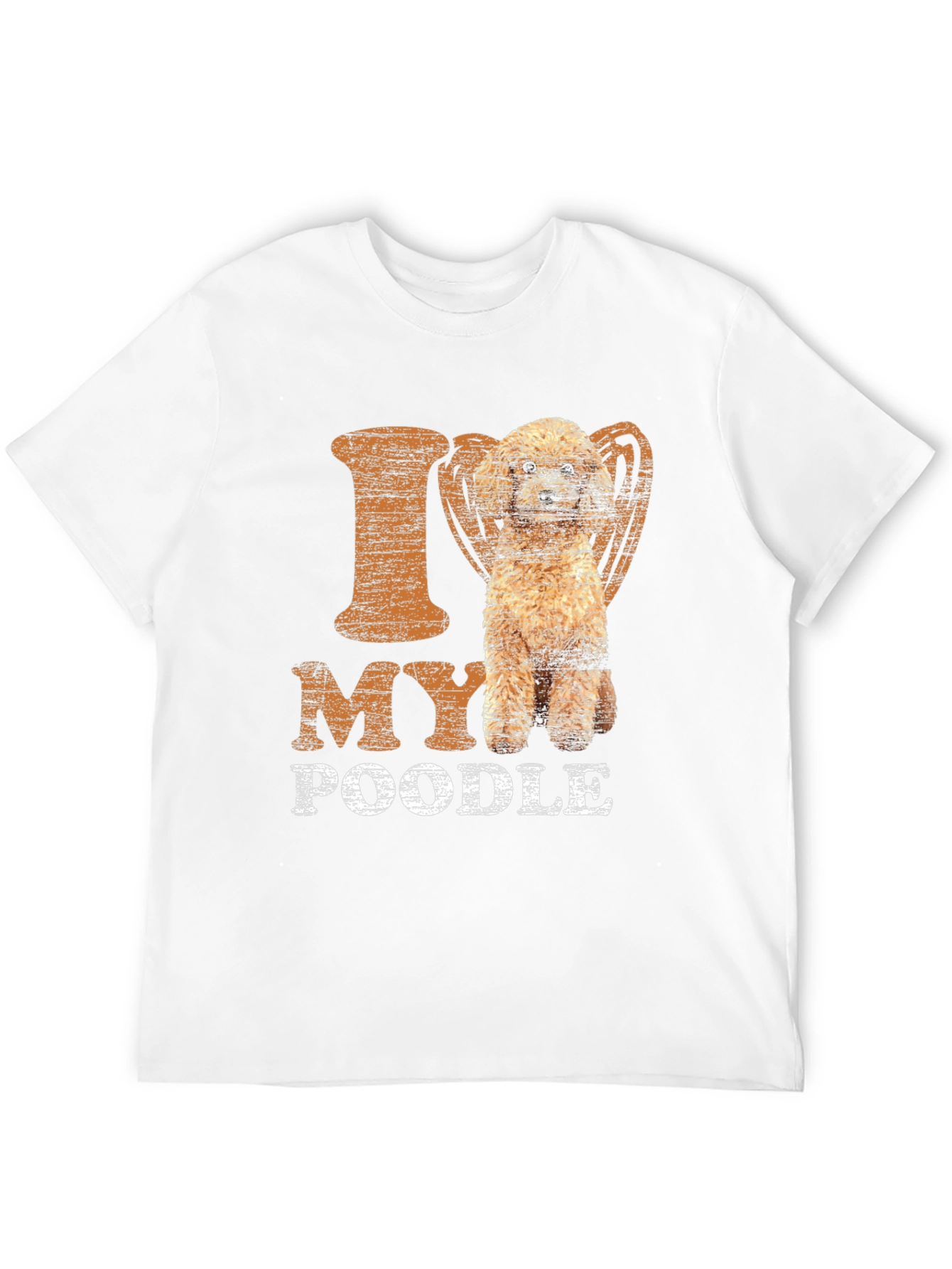 Black I Love My Poodle T-Shirt - Dog Lover Tee view 12