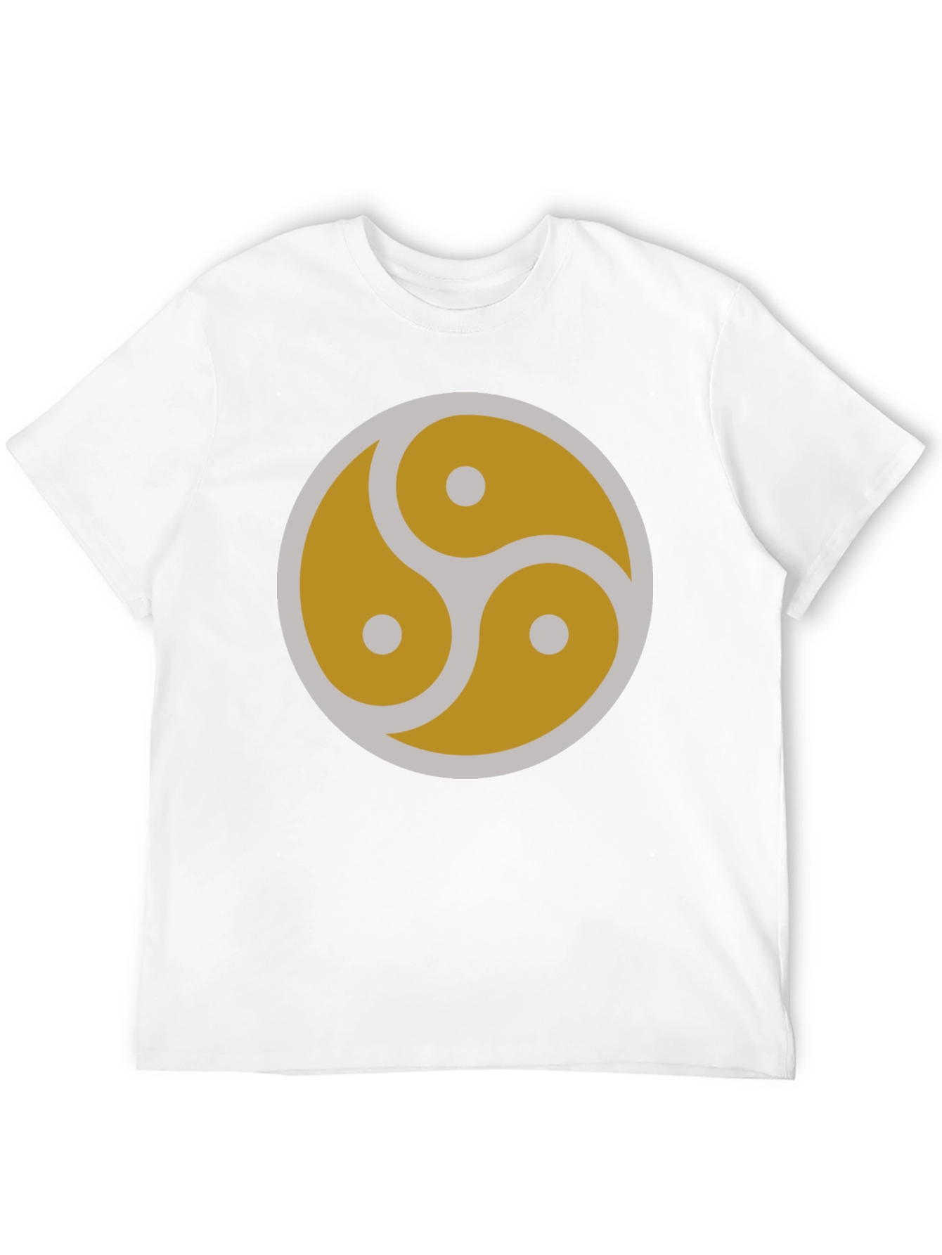 Black Minimalist BDSM Symbol Graphic T-Shirt view 12