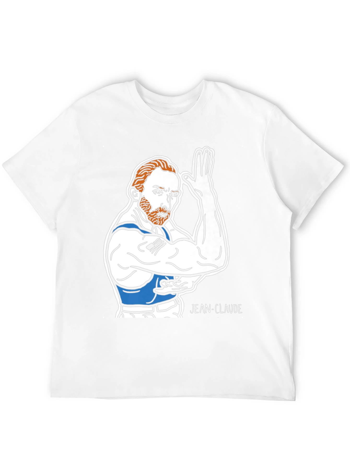 Black Jean-Claude Van Gogh T-Shirt - Black Graphic Tee view 12