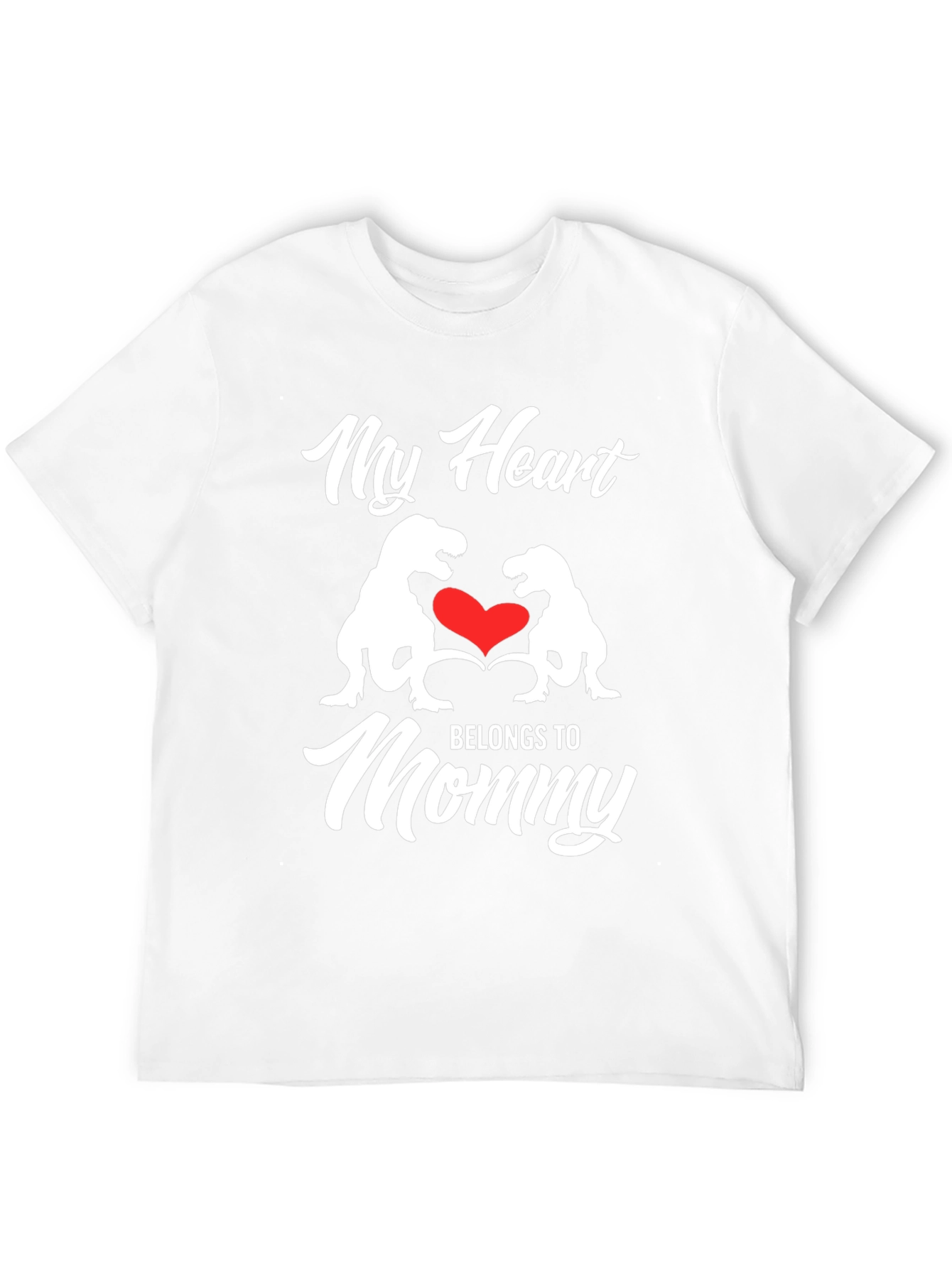 Black My Heart Belongs to Mommy T-Shirt view 12