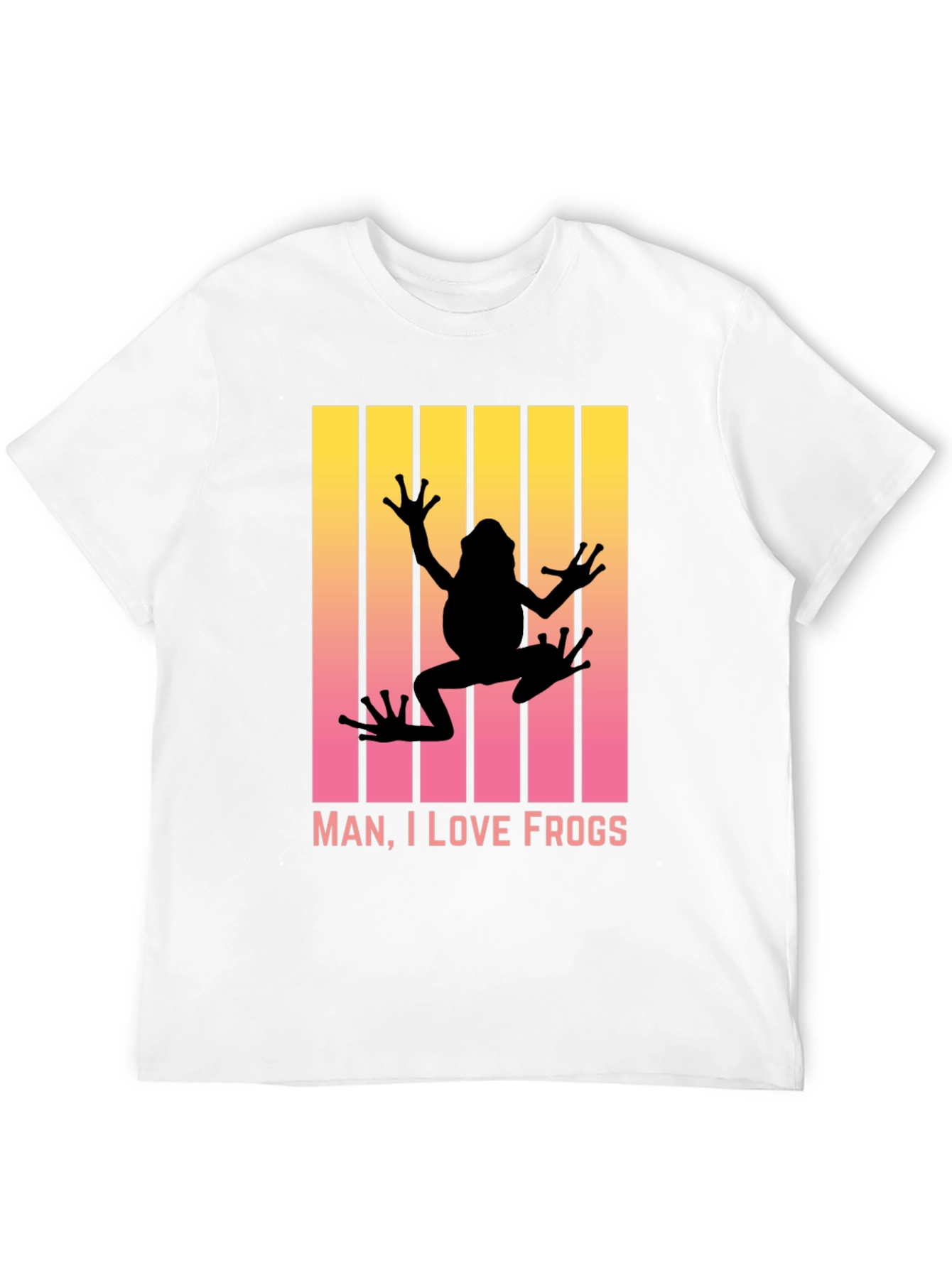 Black Man, I Love Frogs T-Shirt view 12