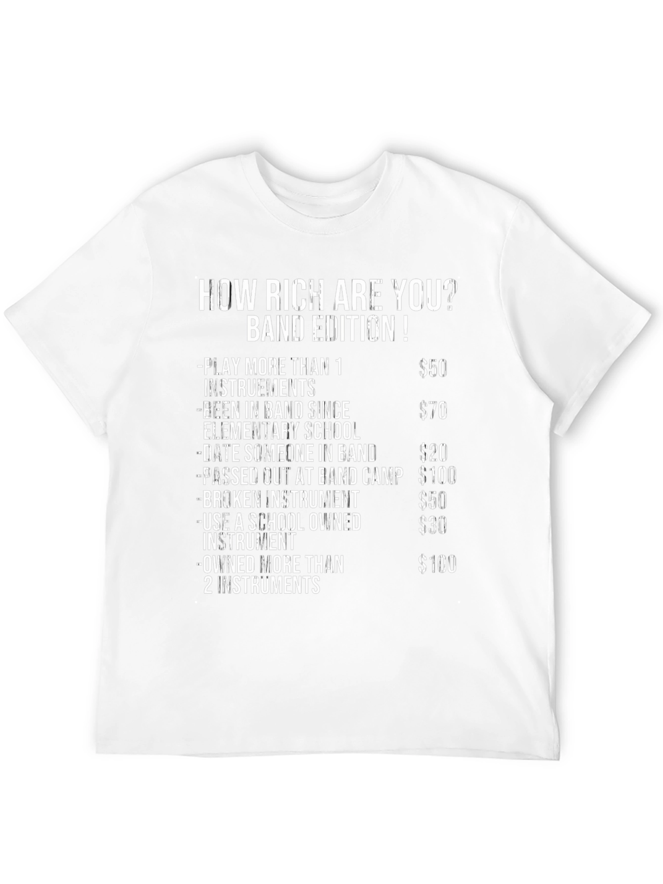 Black Band Edition Funny T-Shirt view 12