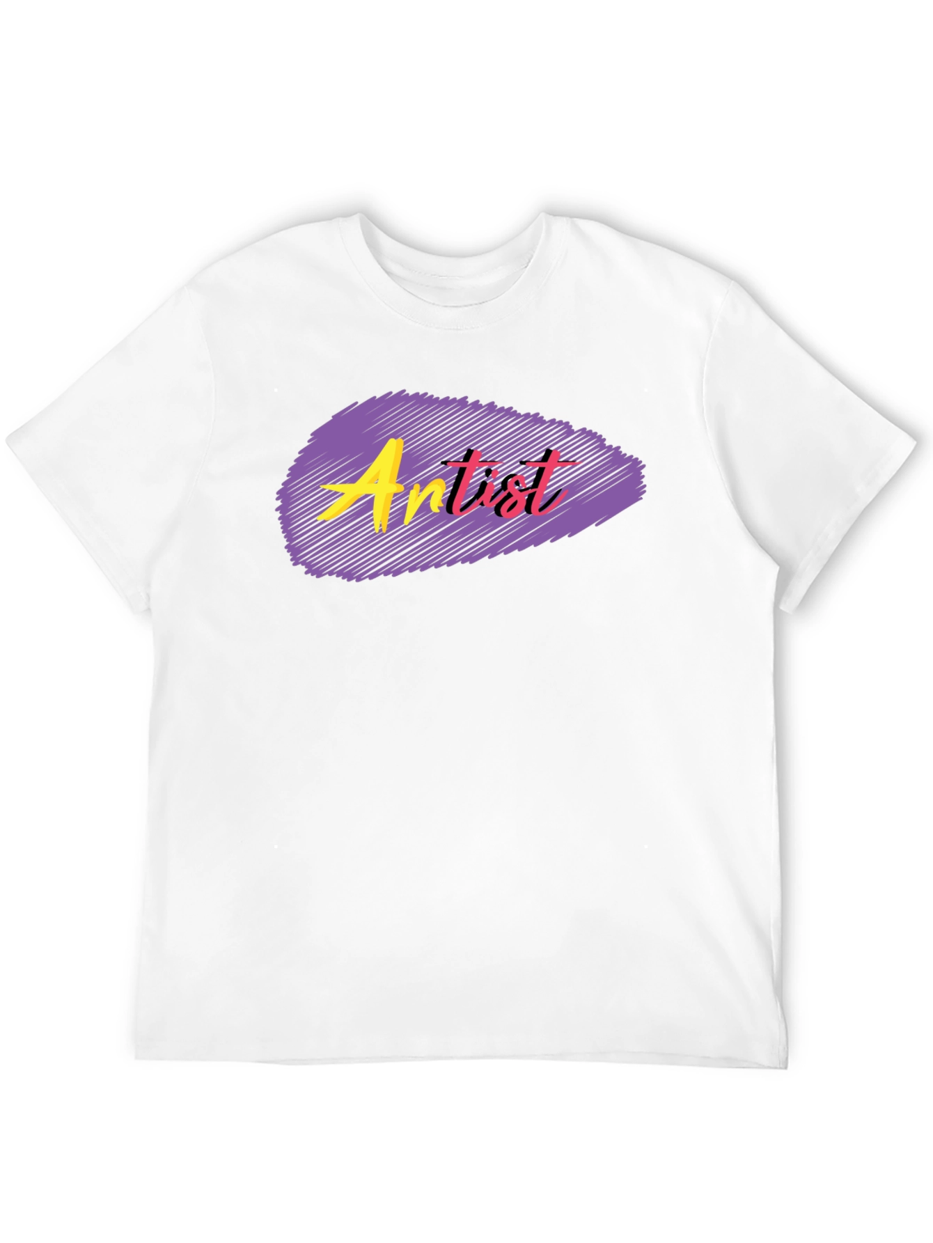 Black Artist T-Shirt - Black, Graphic Tee view 12