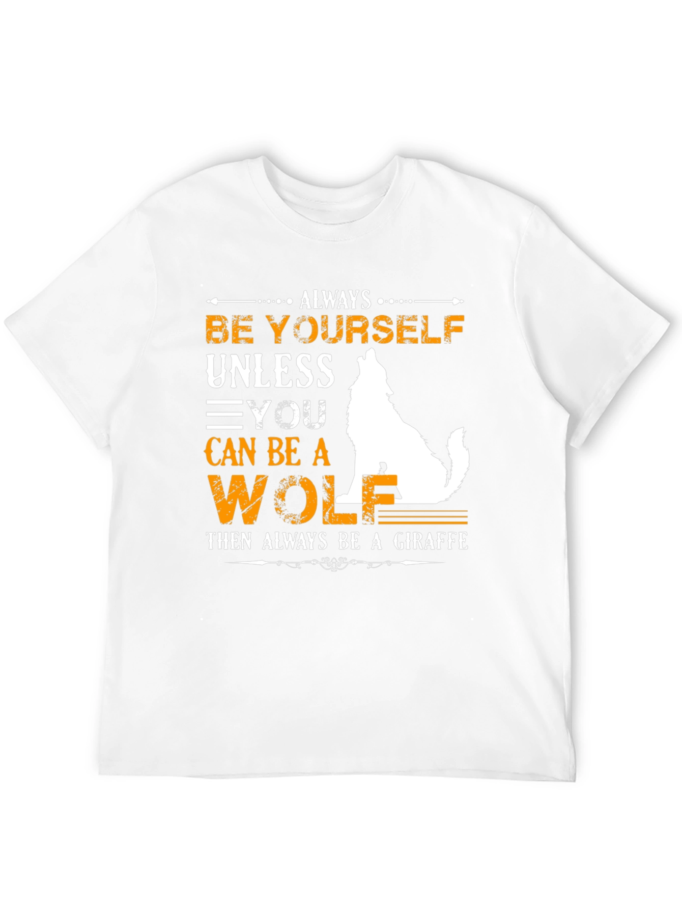 Black Be Yourself Wolf/Giraffe Graphic Tee view 12