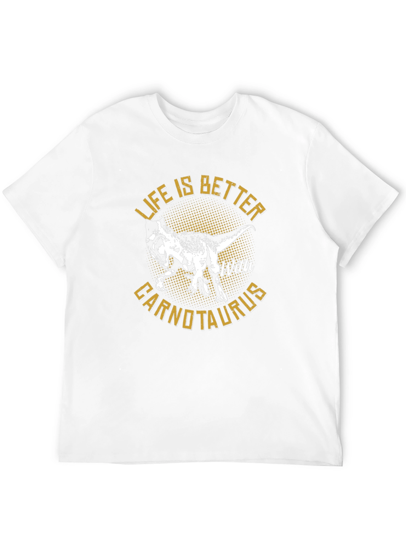 Black Carnosaurus Graphic Print Black Tee view 12