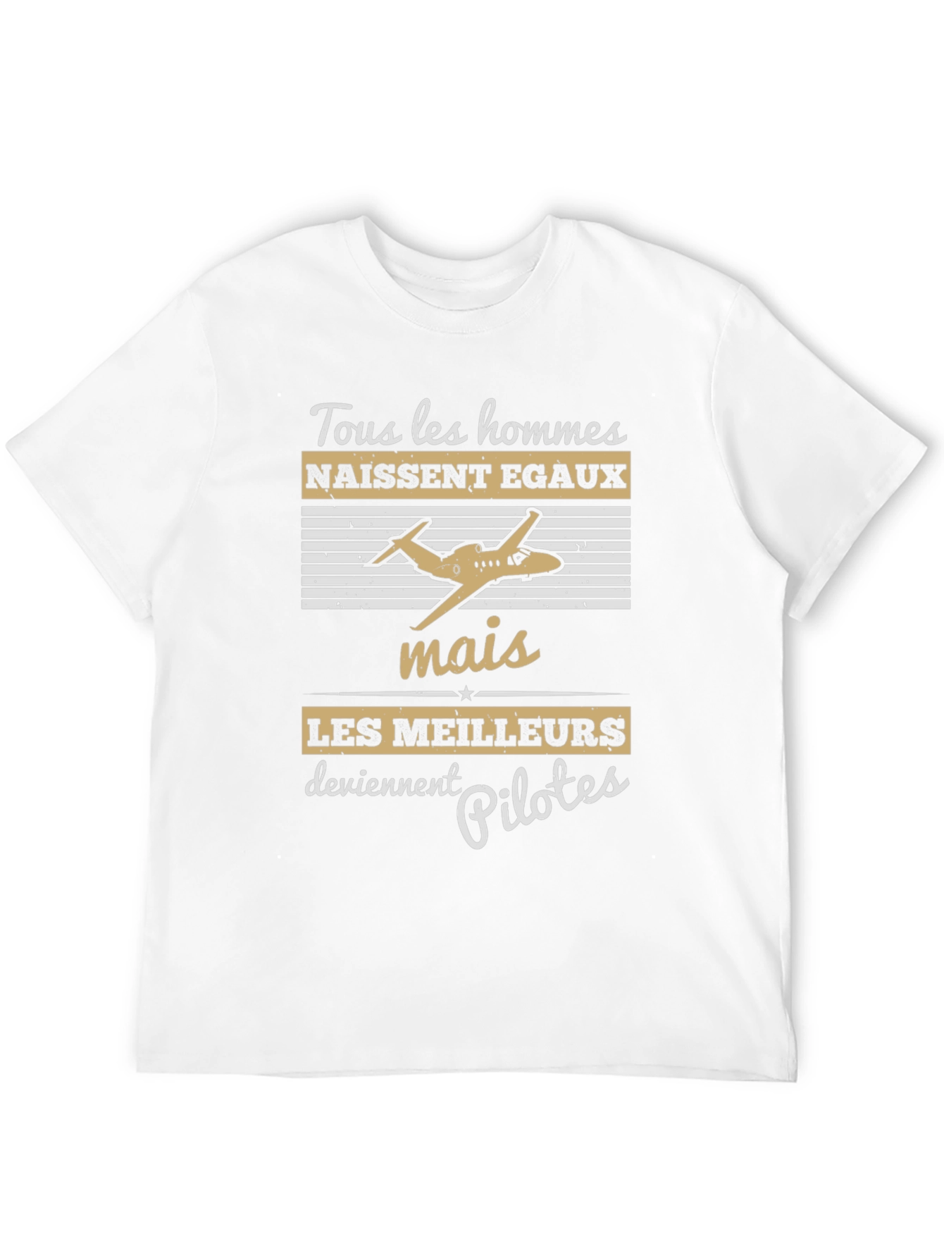 Black Pilot T-Shirt: All Men Are Created Equal view 12