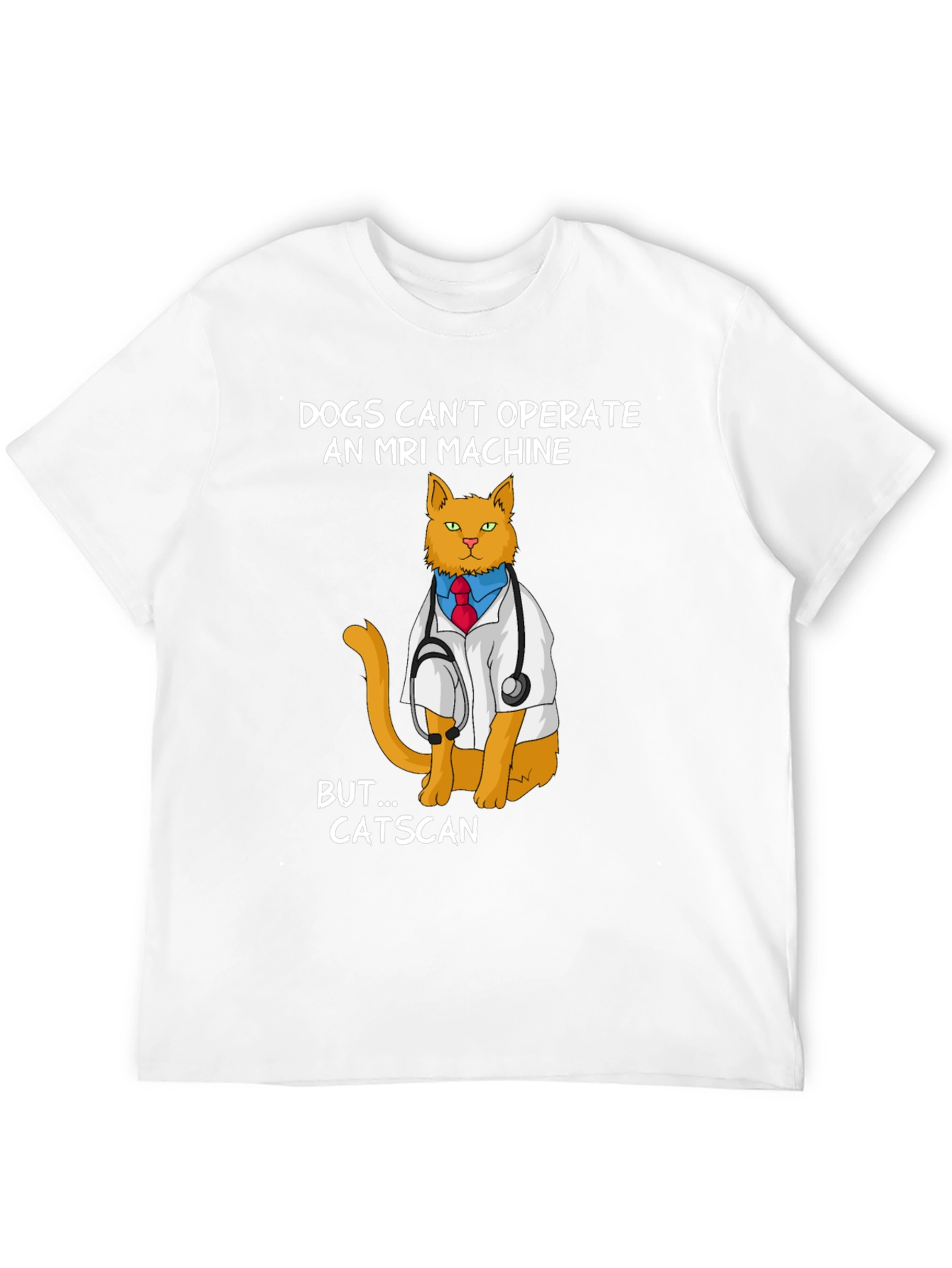 Black Funny Catscan Doctor T-Shirt - MRI Humor view 12