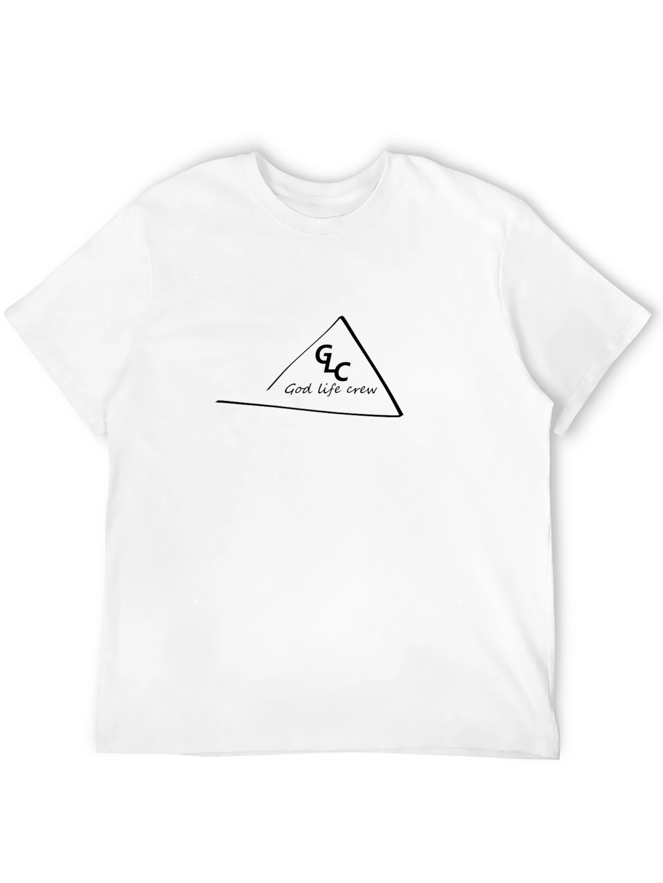 Black God Life Crew Graphic Tee - Stylish Black T-Shirt view 12