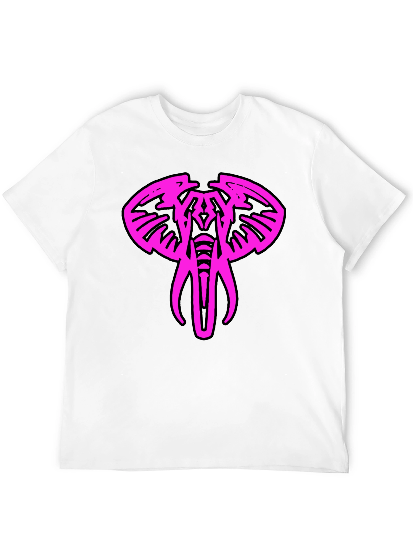 Black Elephant Graphic Tee - Men's Black T-Shirt view 12