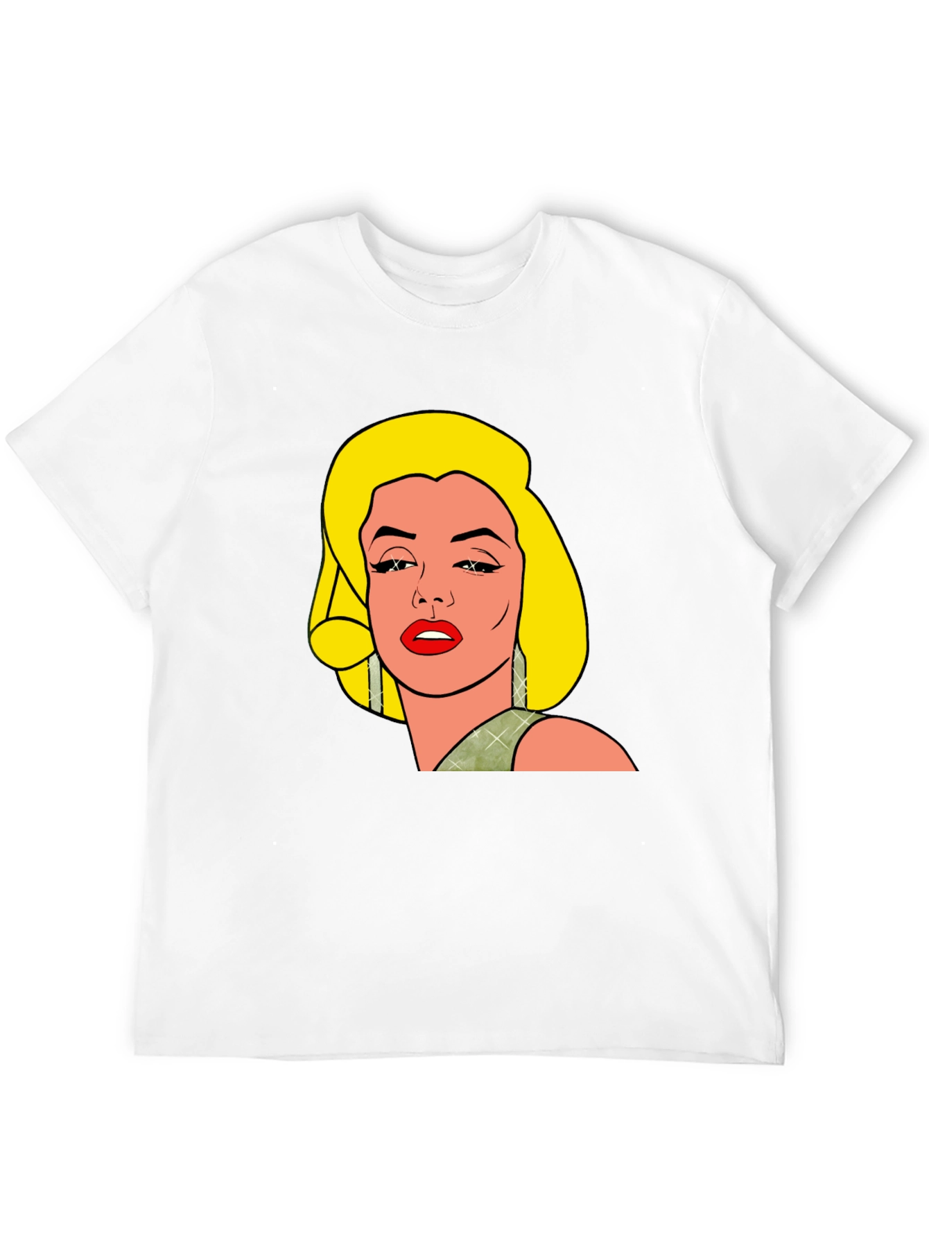 Black Pop Art Marilyn T-Shirt view 12