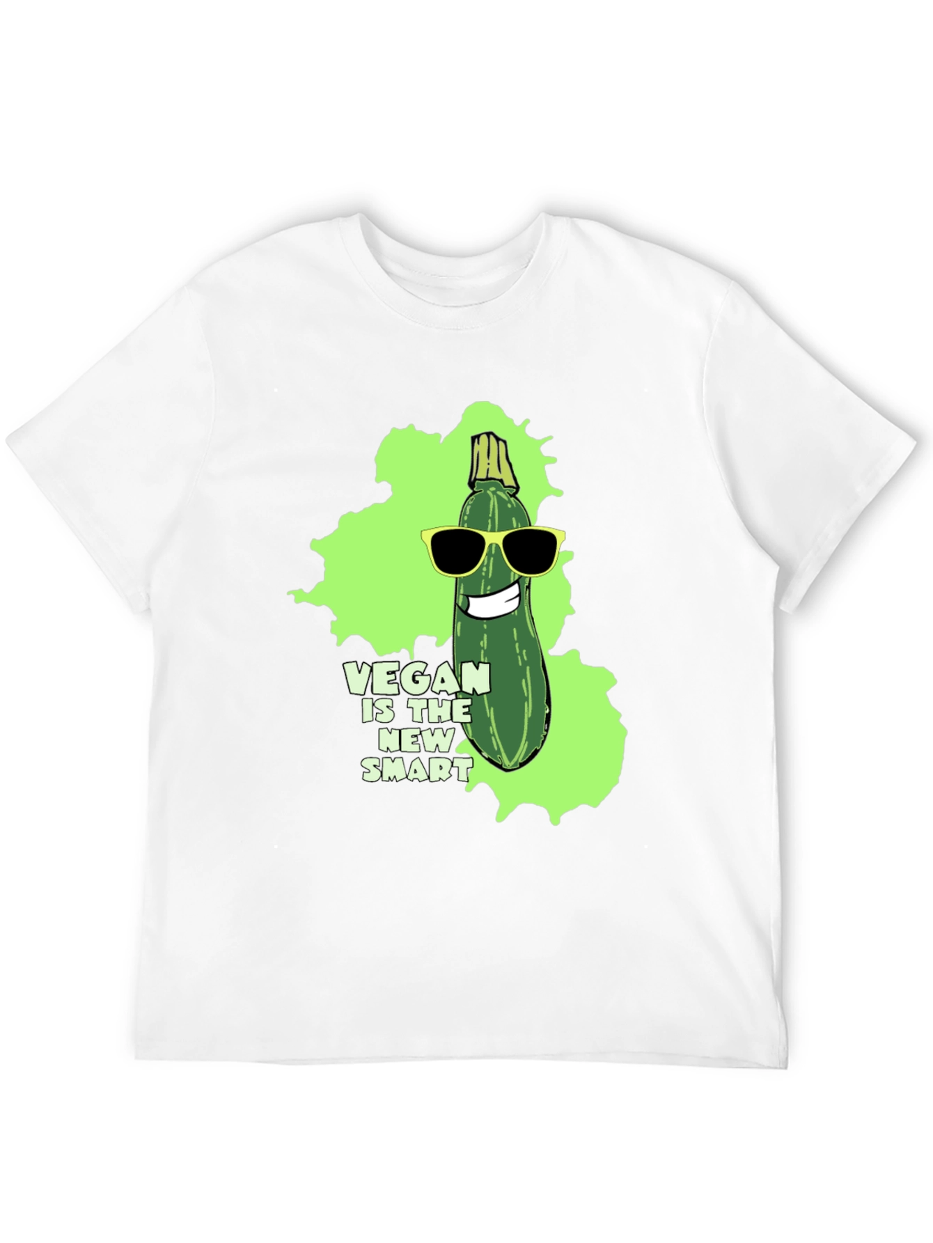 Vegan is the New Smart Graphic T-Shirt - 12