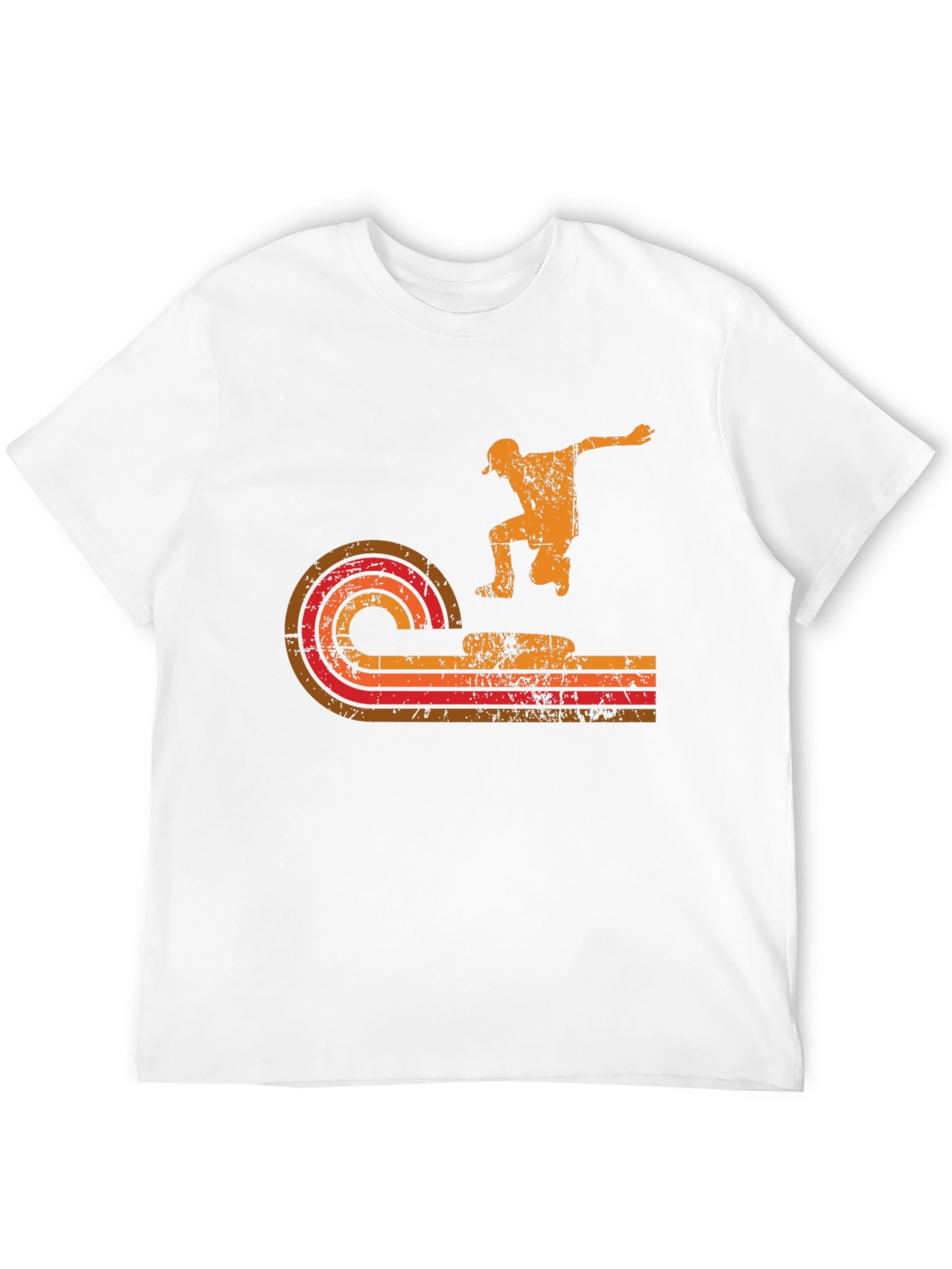 Black Retro Skater Graphic Tee - Black view 12