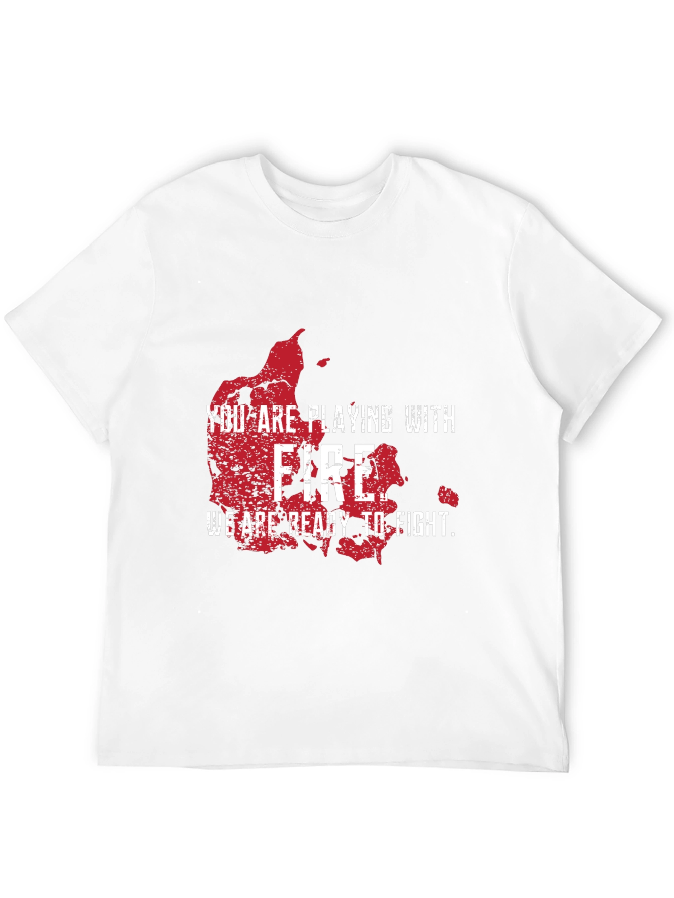 Black You are Playing with Fire T-Shirt view 12