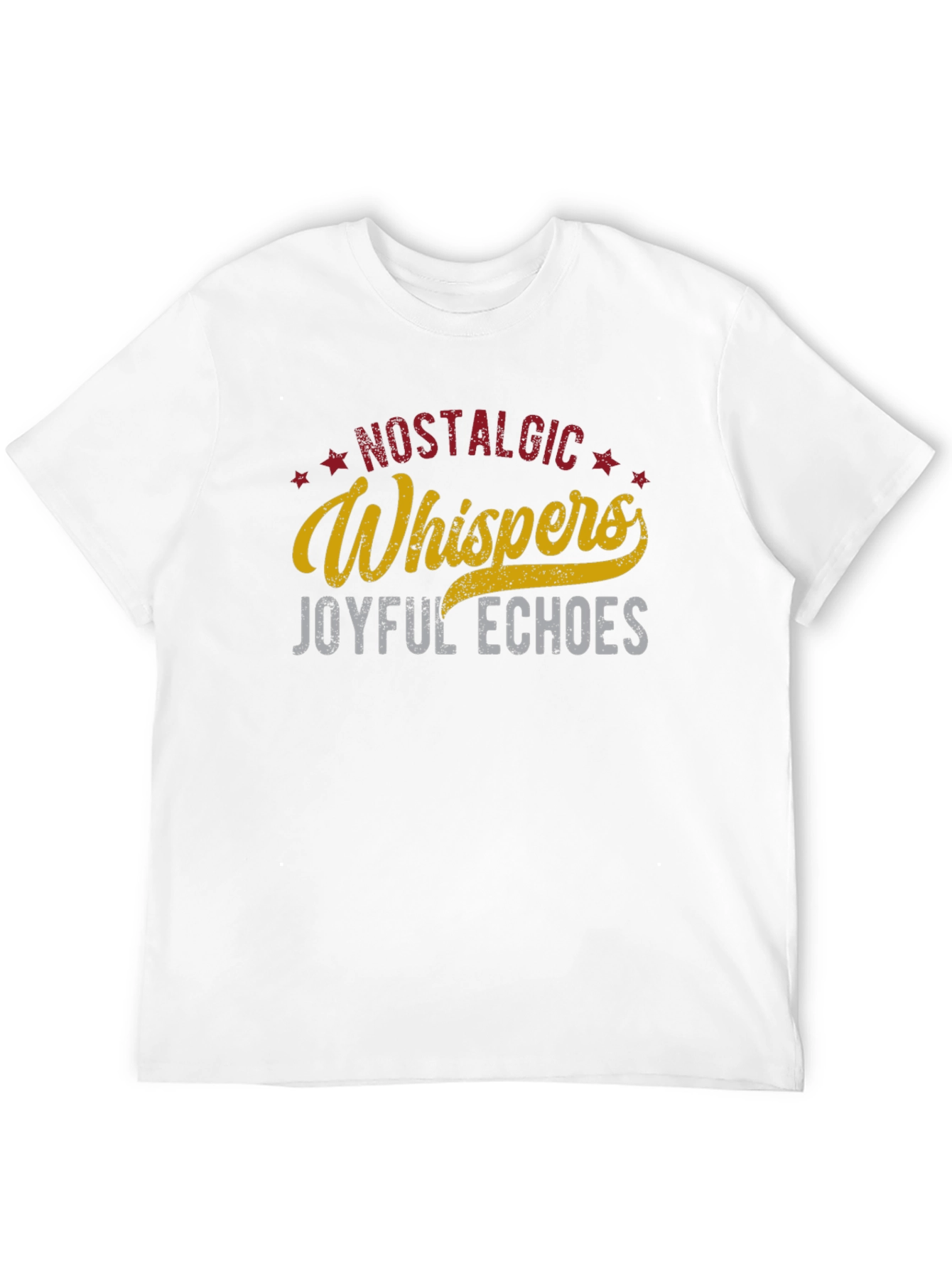 Black Nostalgic Whispers Graphic T-Shirt view 12