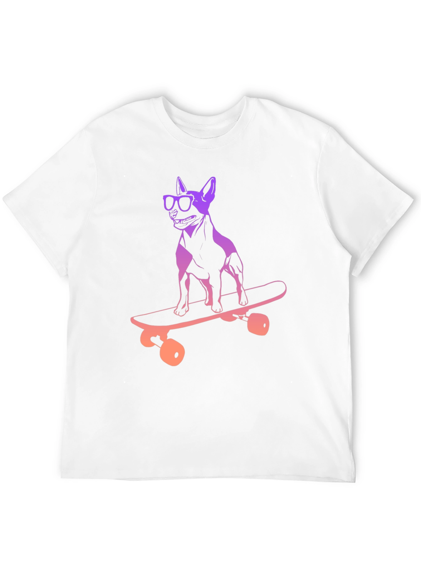 Black Skateboarding Dog Graphic Tee - Cool & Unique Design view 12