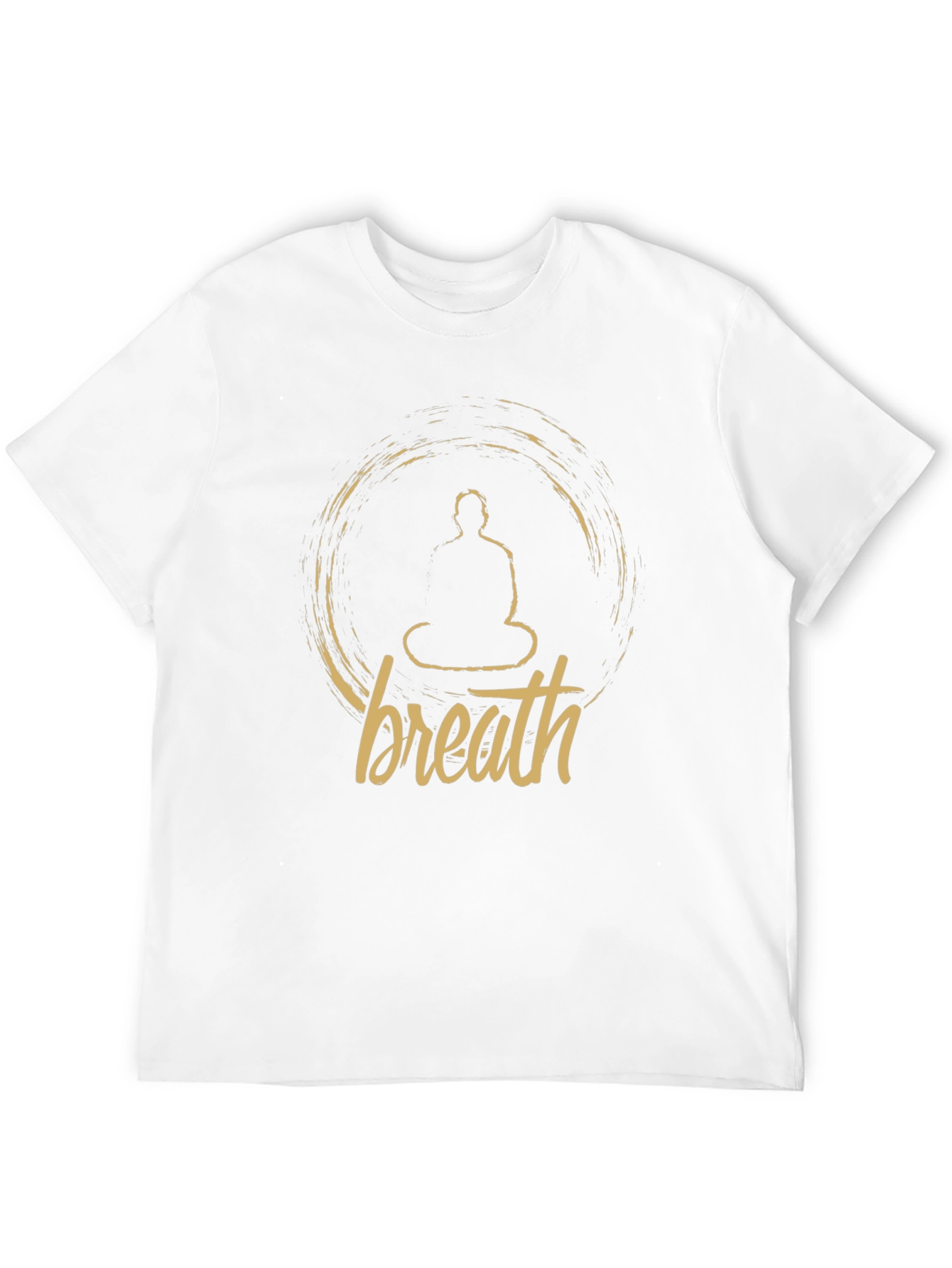 Black Breath Buddha Meditation Black T-Shirt view 12