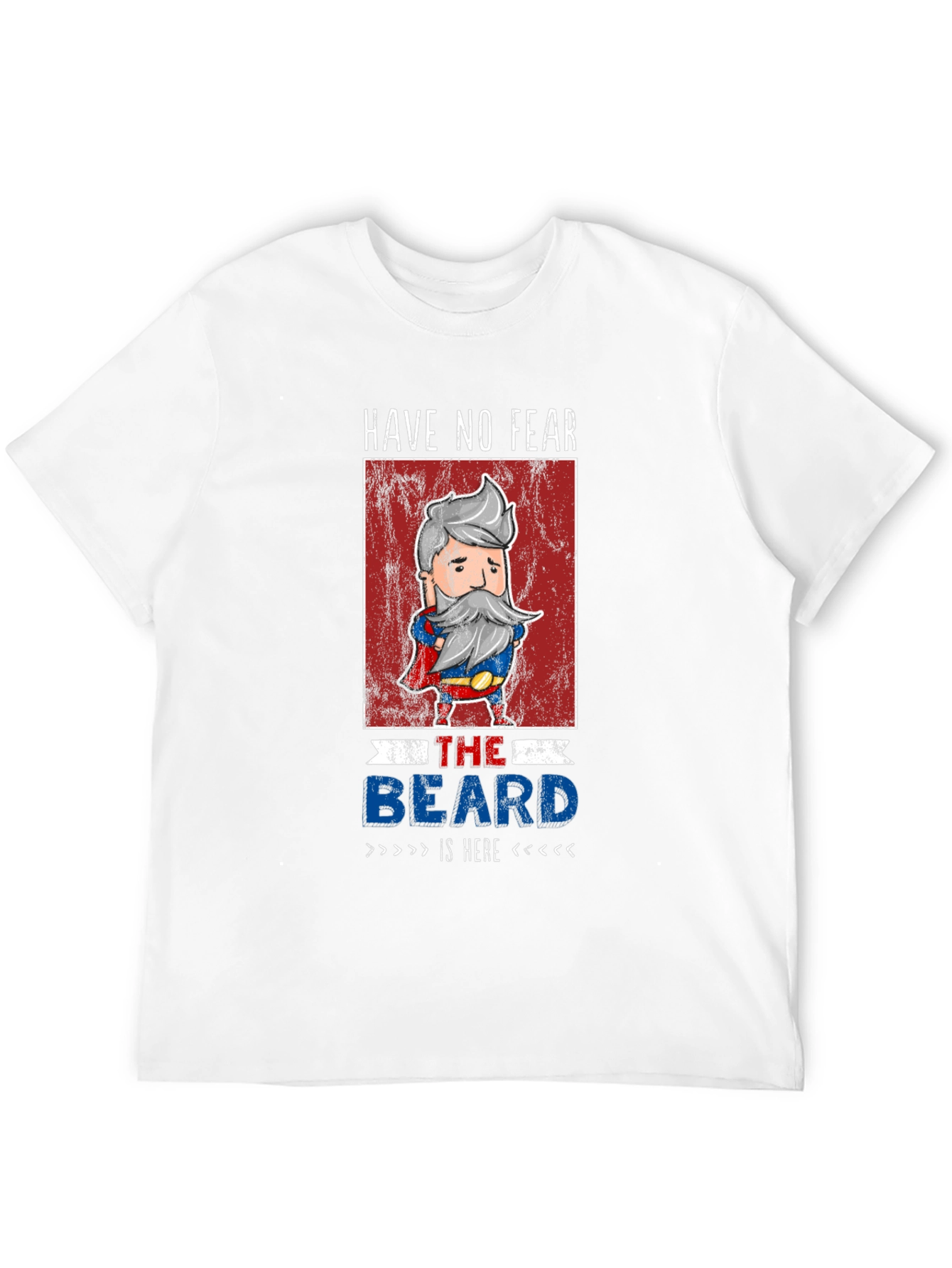 Black Have No Fear The Beard Is Here T-Shirt view 12
