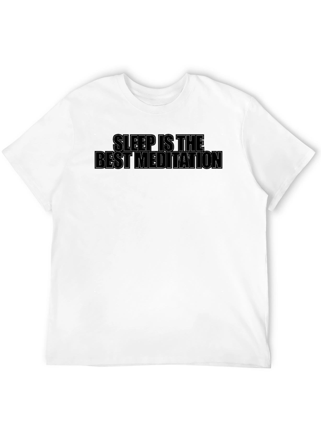 Black Sleep is the Best Meditation Graphic Tee view 12