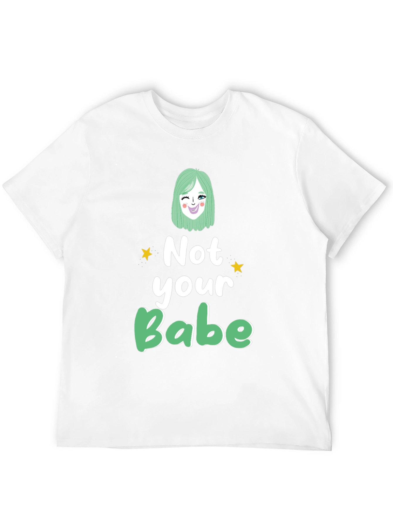 Black Not Your Babe Graphic Tee - Unisex view 12