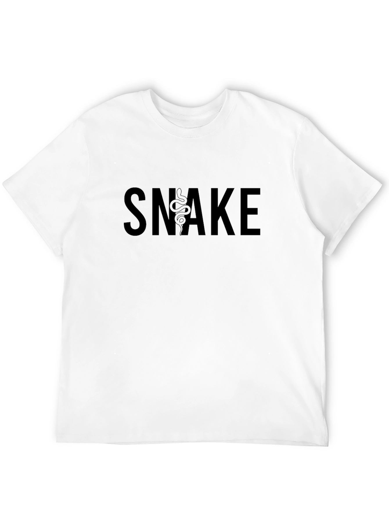 Black Snake Graphic Tee - Black Cotton Blend view 12