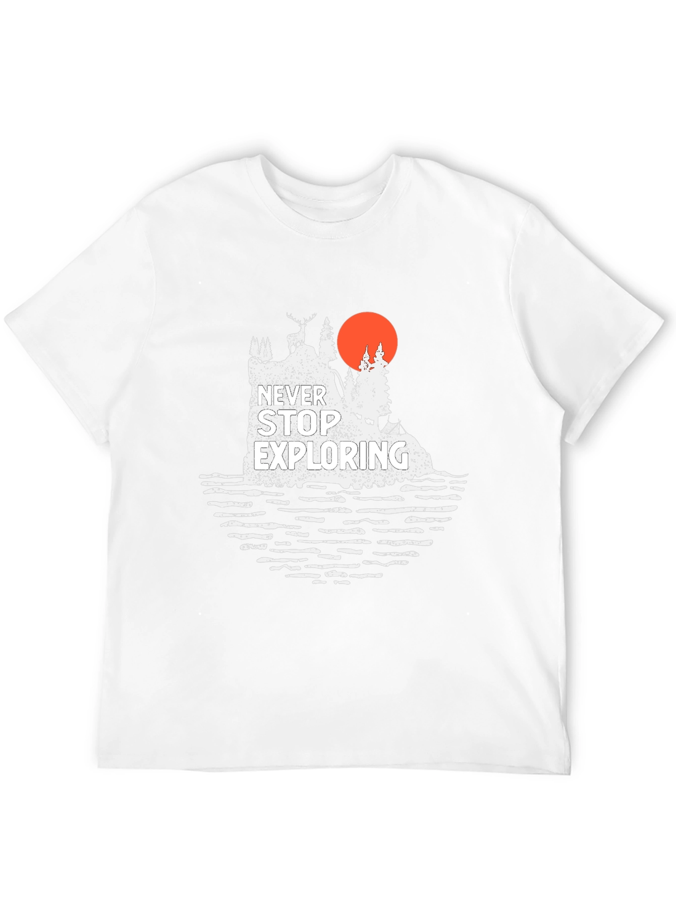 Black Never Stop Exploring Graphic Tee view 12