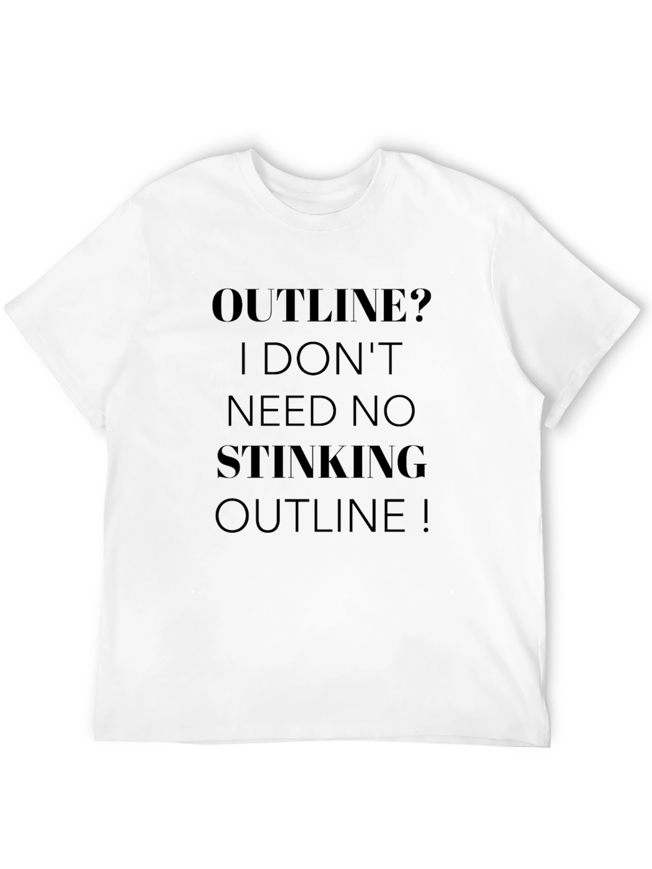 Black Outline? Graphic Novelty T-Shirt view 12