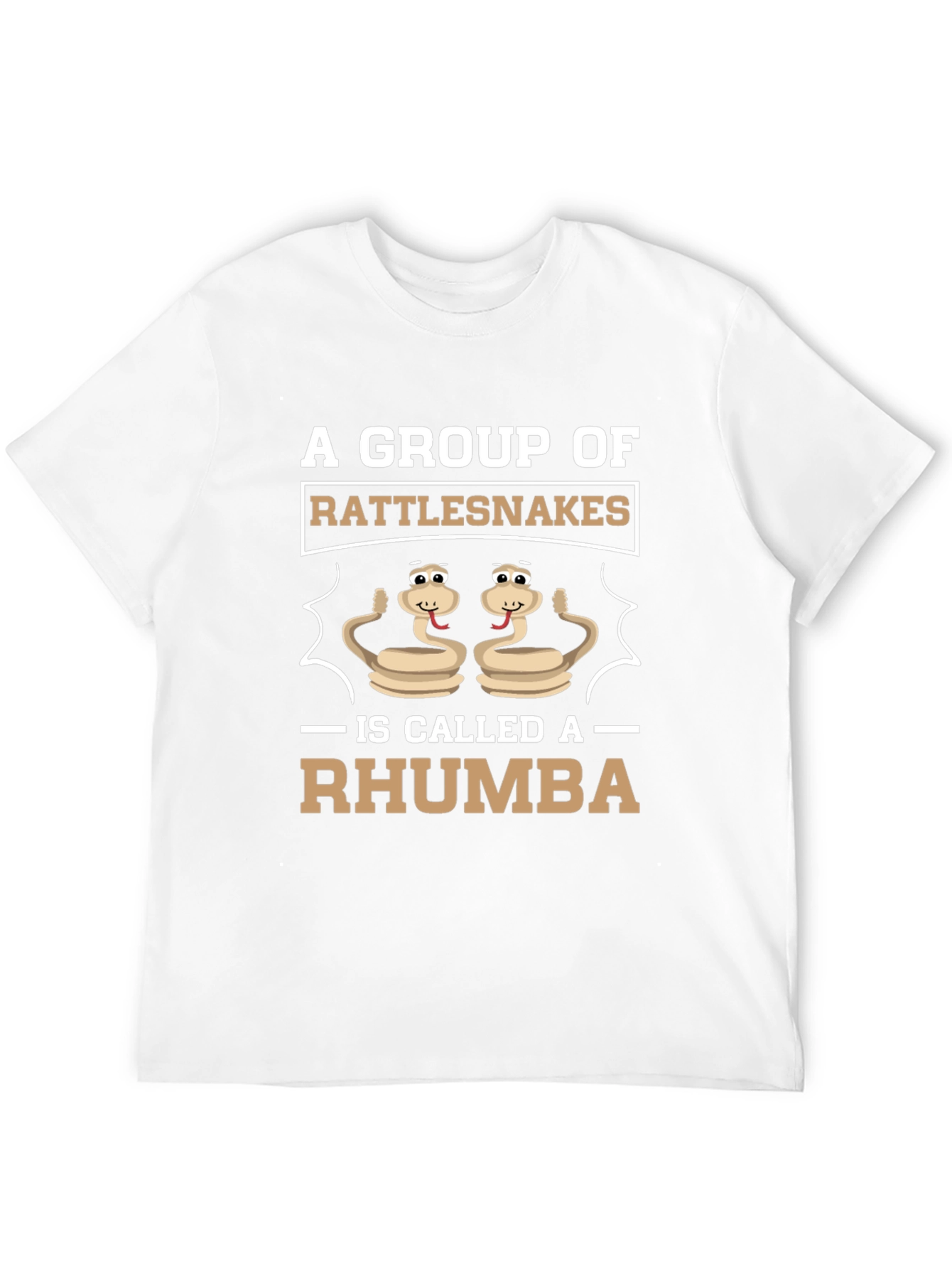 Black Funny Rattlesnake Rhumba Graphic T-Shirt view 12