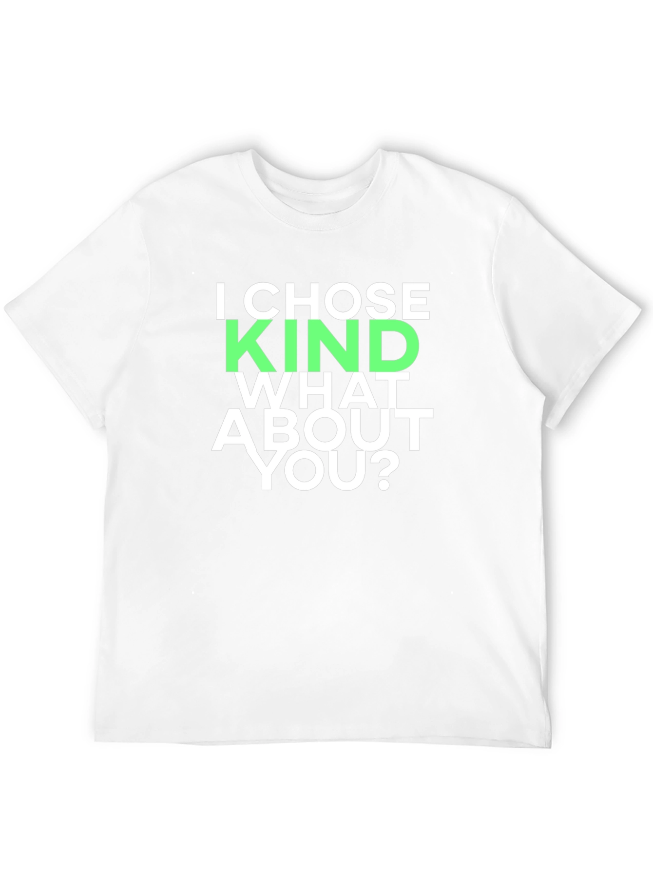 Black I Chose Kind T-Shirt - Bold Graphic Tee view 12
