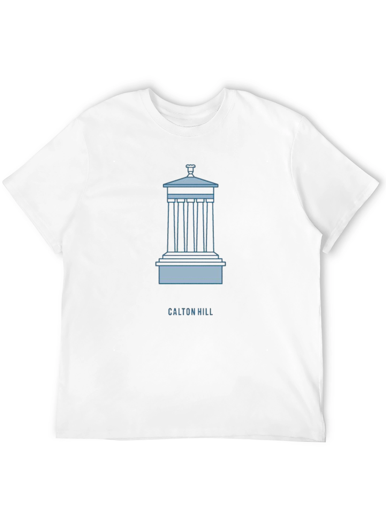 Black Calton Hill Monument Graphic Tee - Classic Style view 12