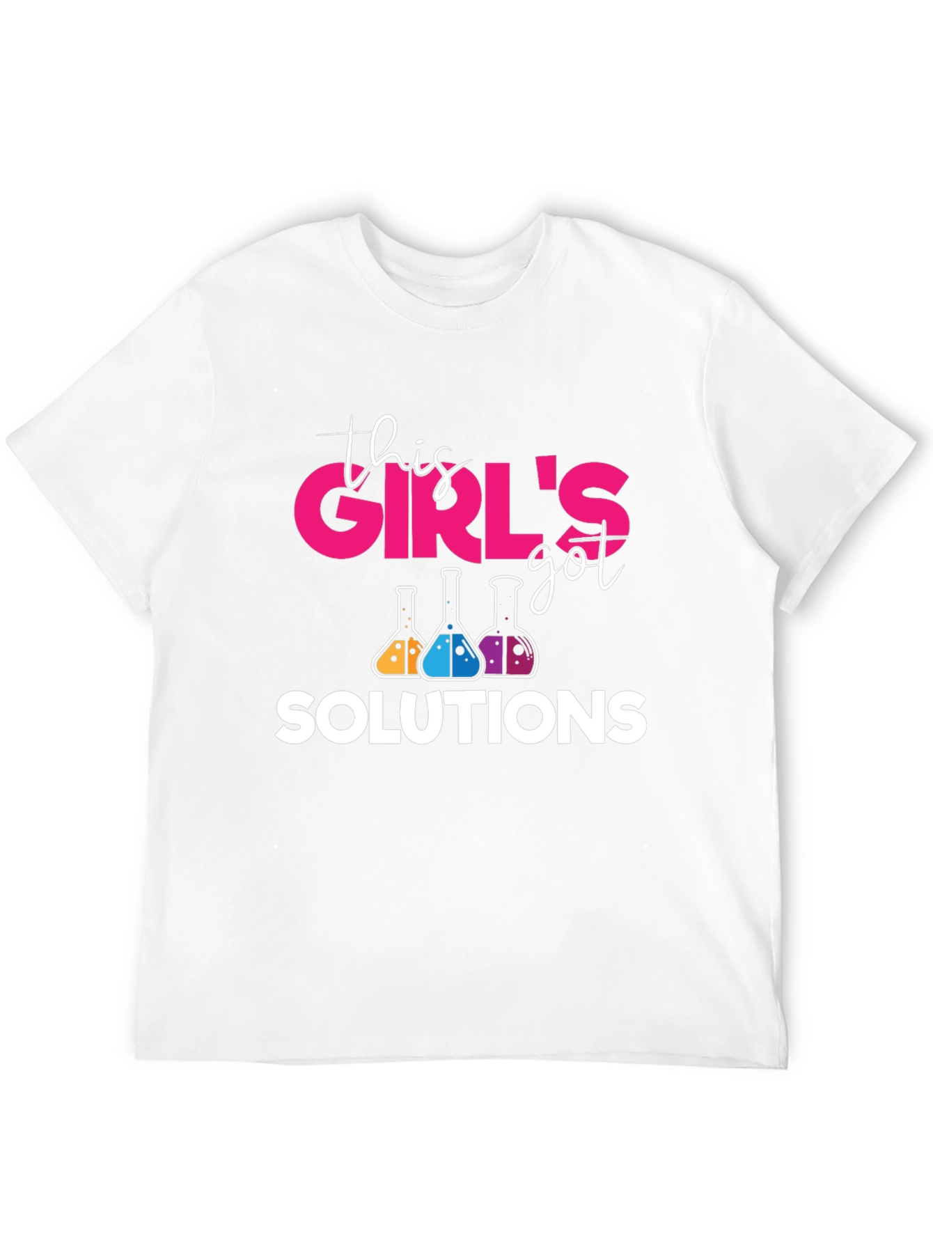 Black Girl's Got Solutions Science T-Shirt view 12