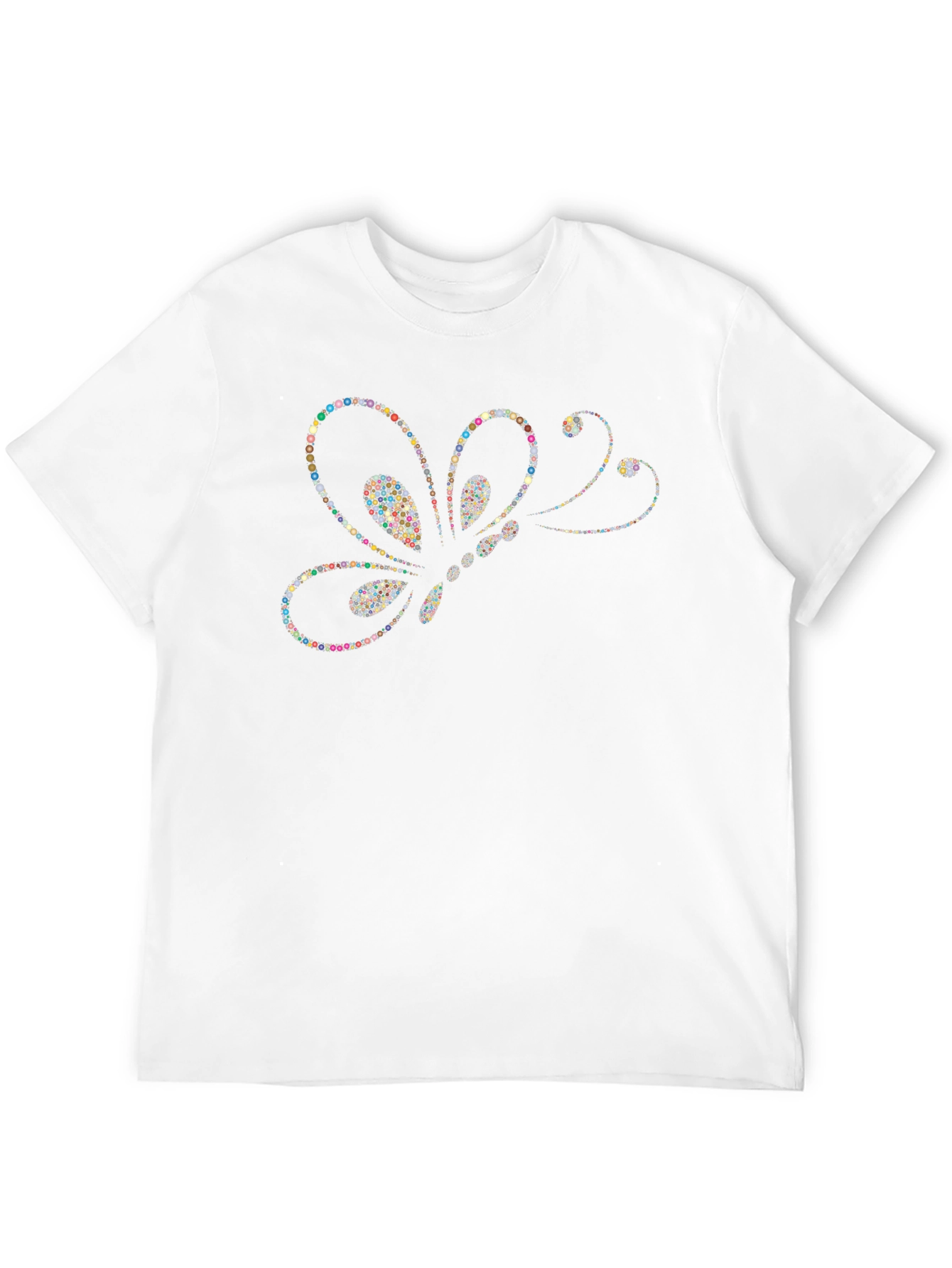 Black Butterfly Graphic Black T-Shirt view 12
