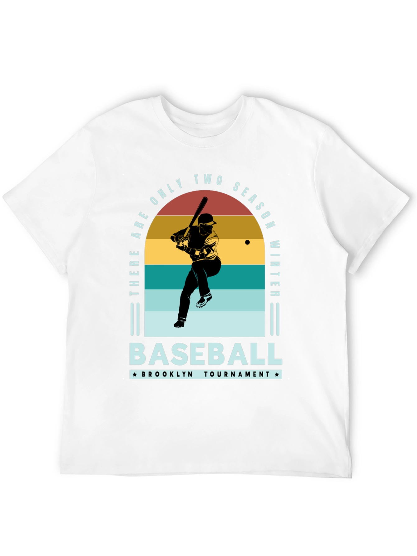 Black Vintage Baseball T-Shirt - Brooklyn Tournament view 12