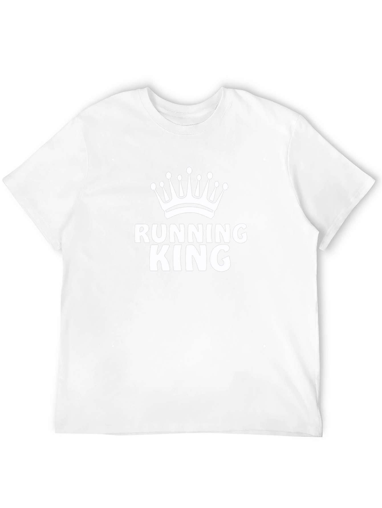 Black Running King Graphic Tee - Black Cotton T-Shirt view 12
