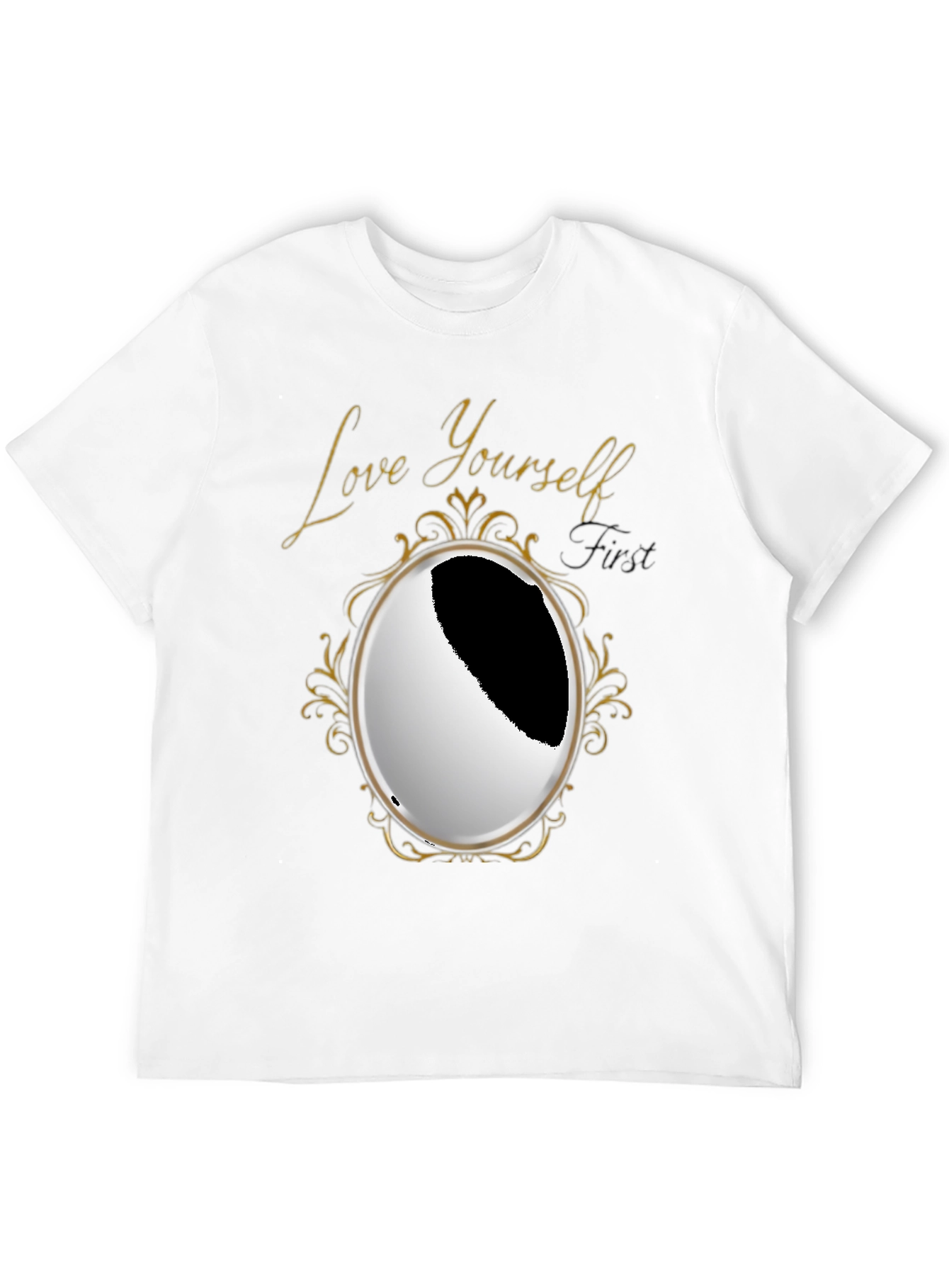Black Love Yourself First Graphic Tee view 12