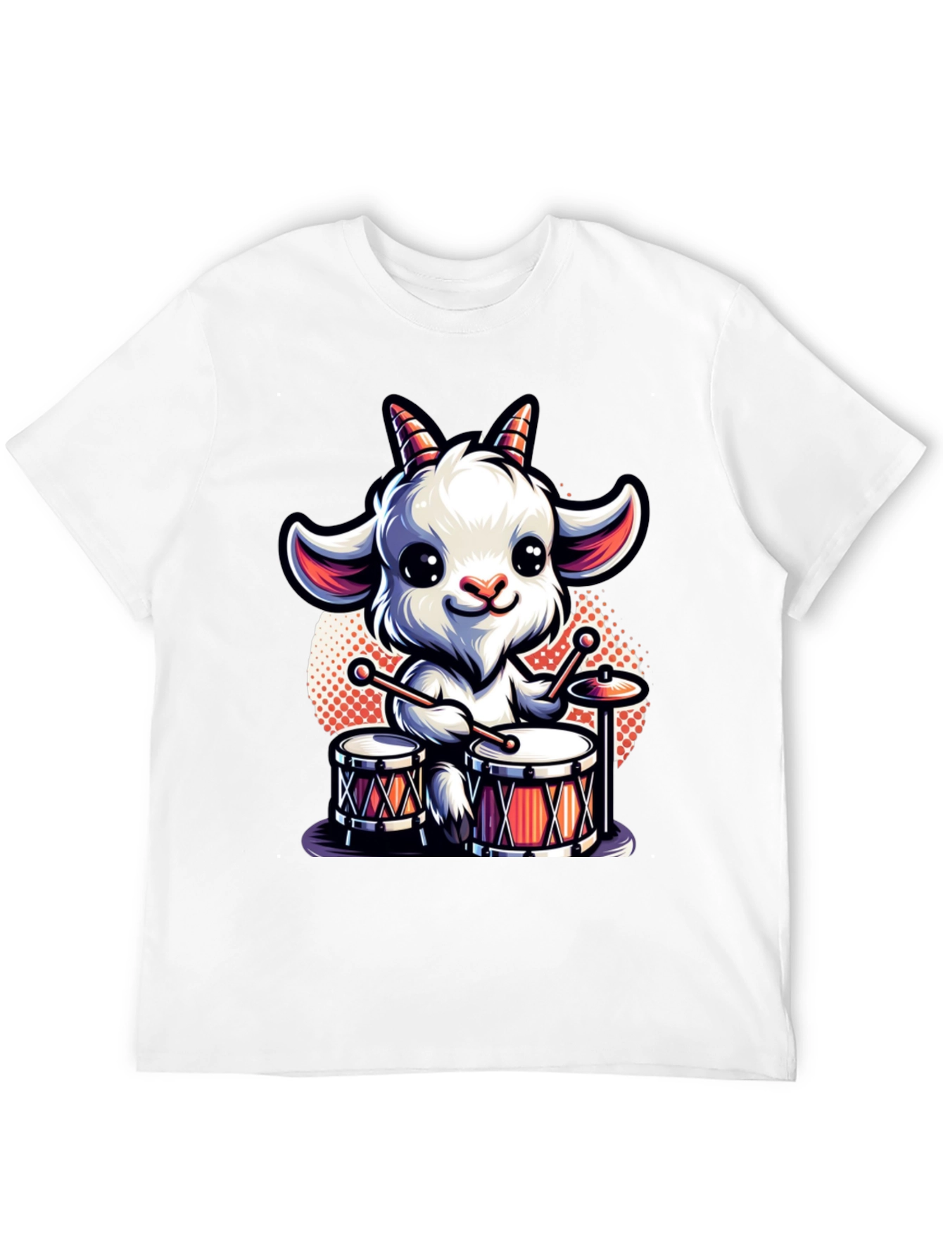 Black Goat Drummer Graphic Tee - Black view 12