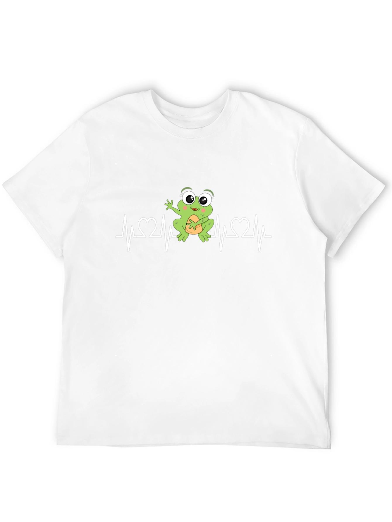 Black Frog Heartbeat T-Shirt - Ribbiting Style! view 12