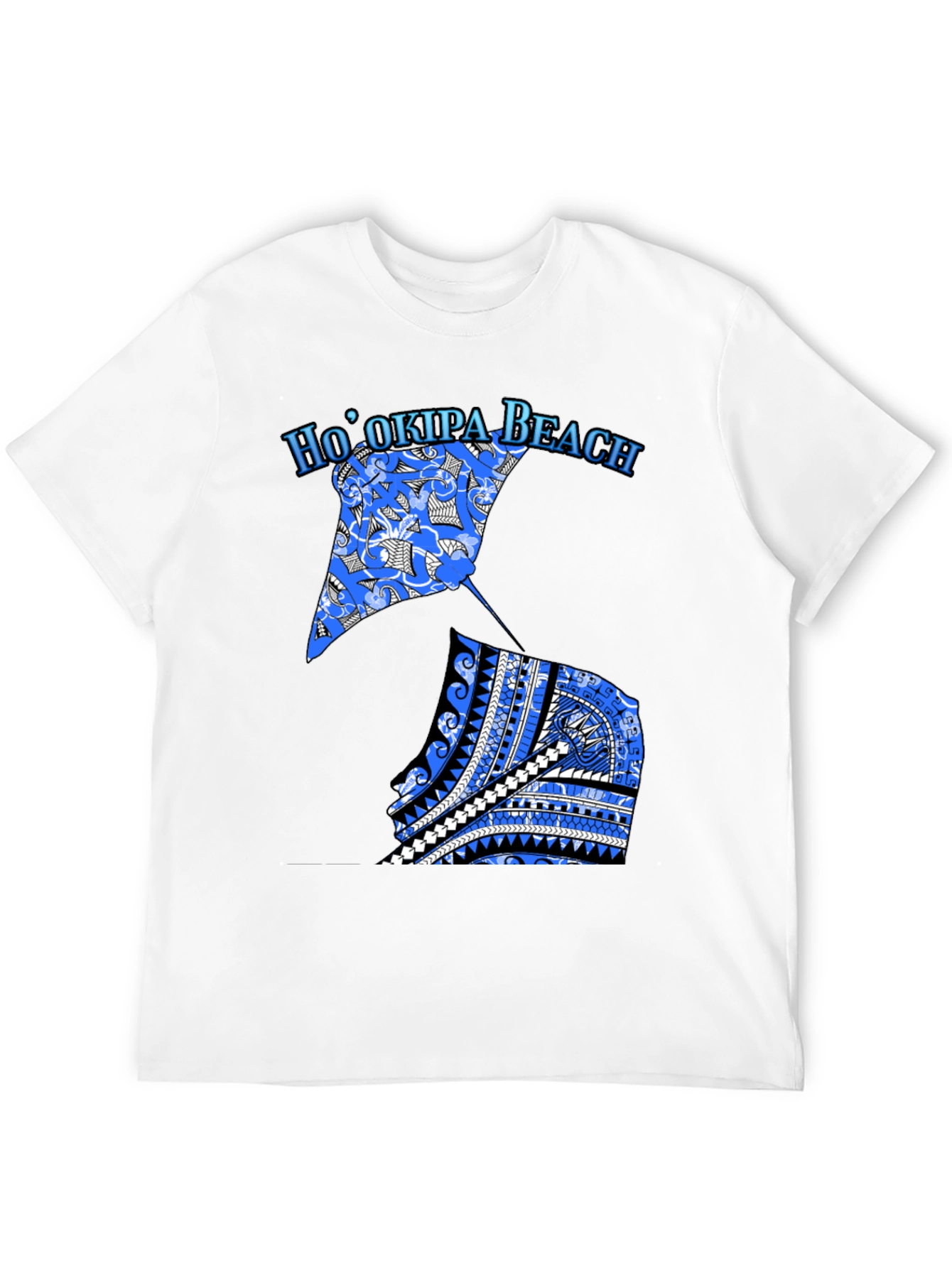 Black Ho'okipa Beach Ray Graphic Tee view 12