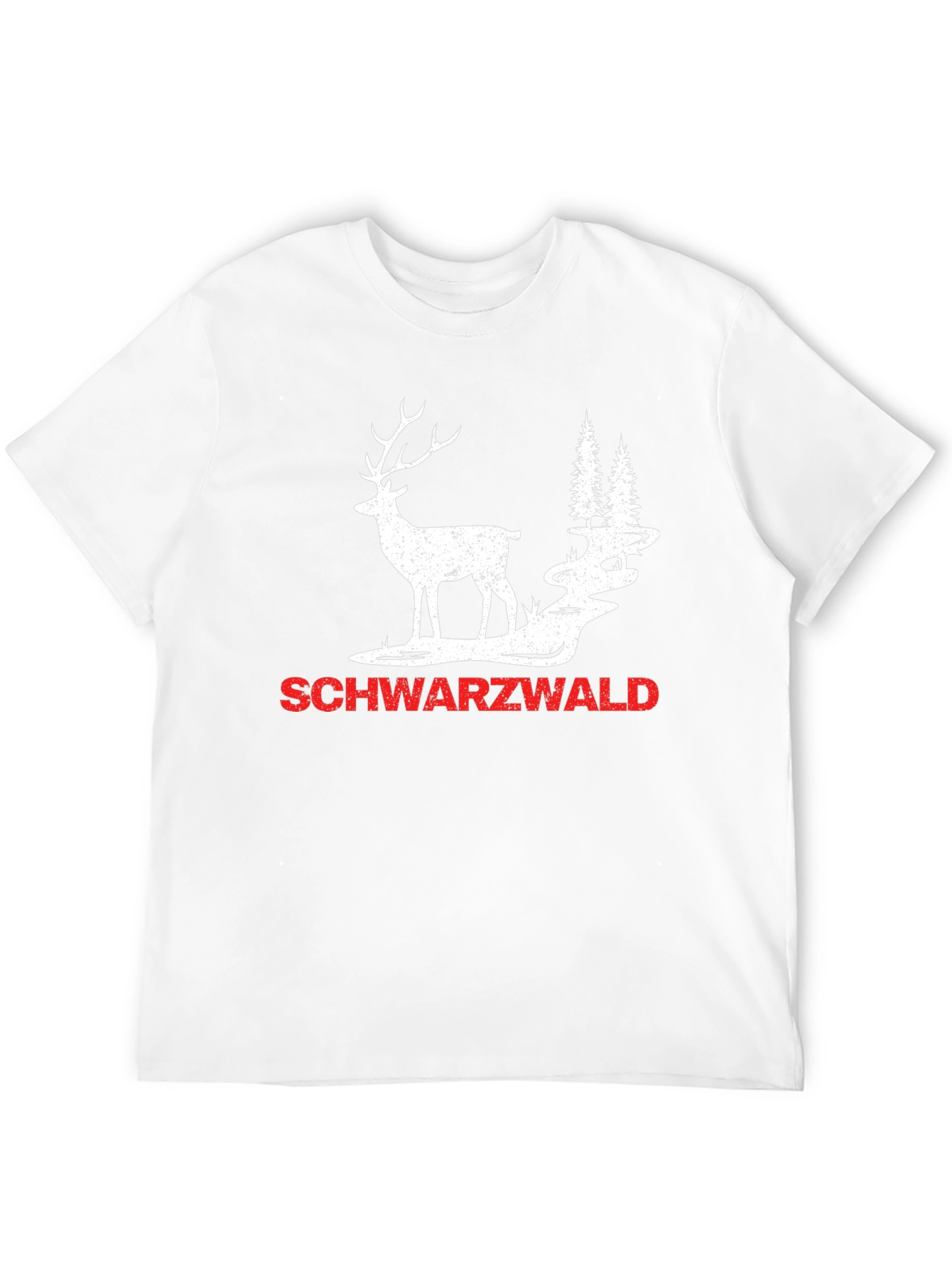 Schwarzwald Deer Graphic Tee - Black Forest T-Shirt - 12