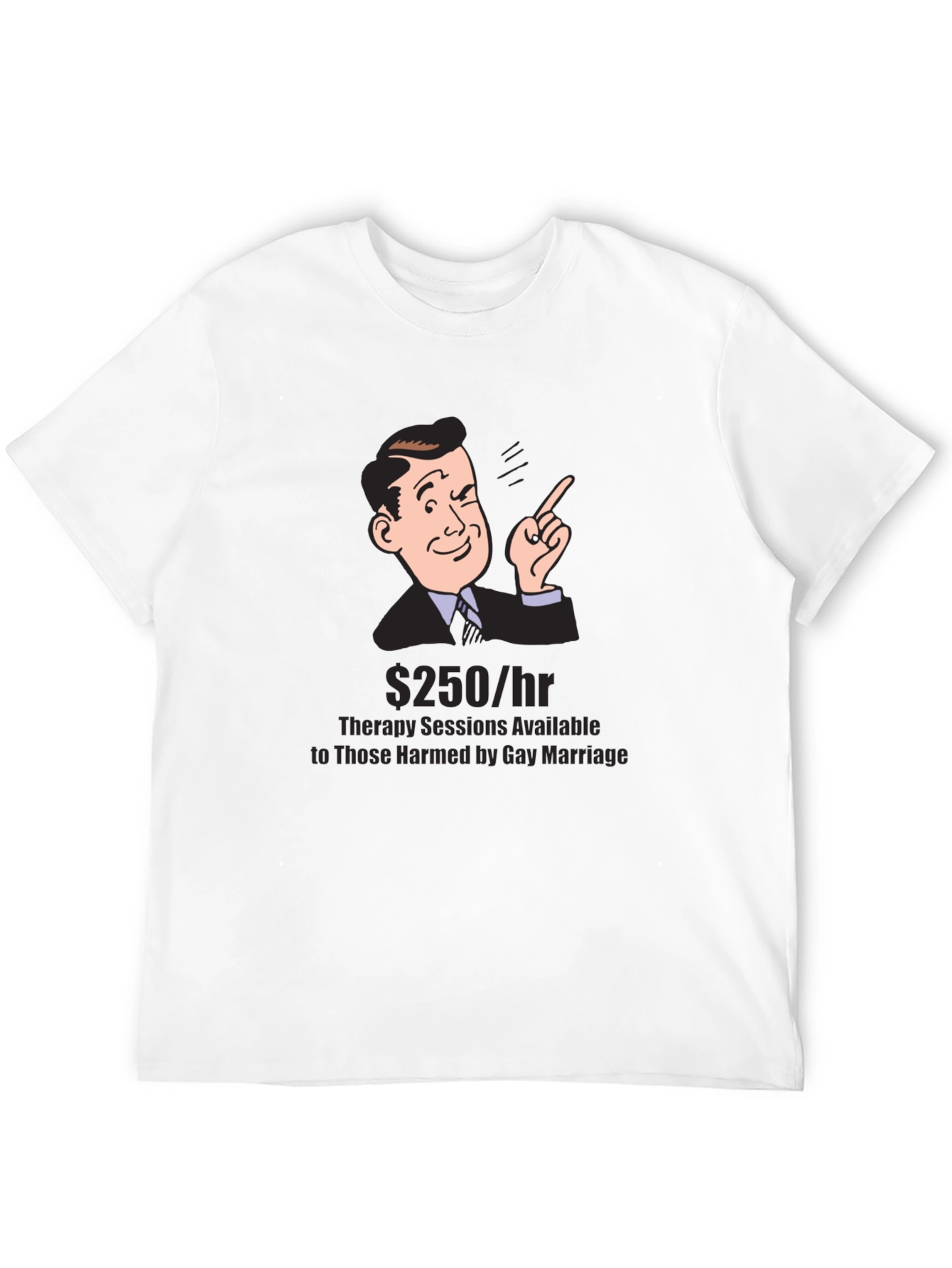 Black Gay Marriage Therapy Session T-Shirt view 12