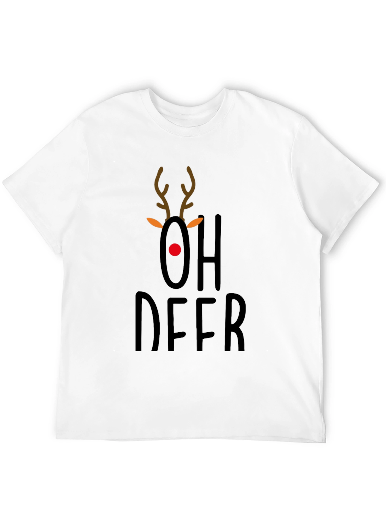 Oh Deer Graphic Tee - Christmas Holiday T-Shirt - 12