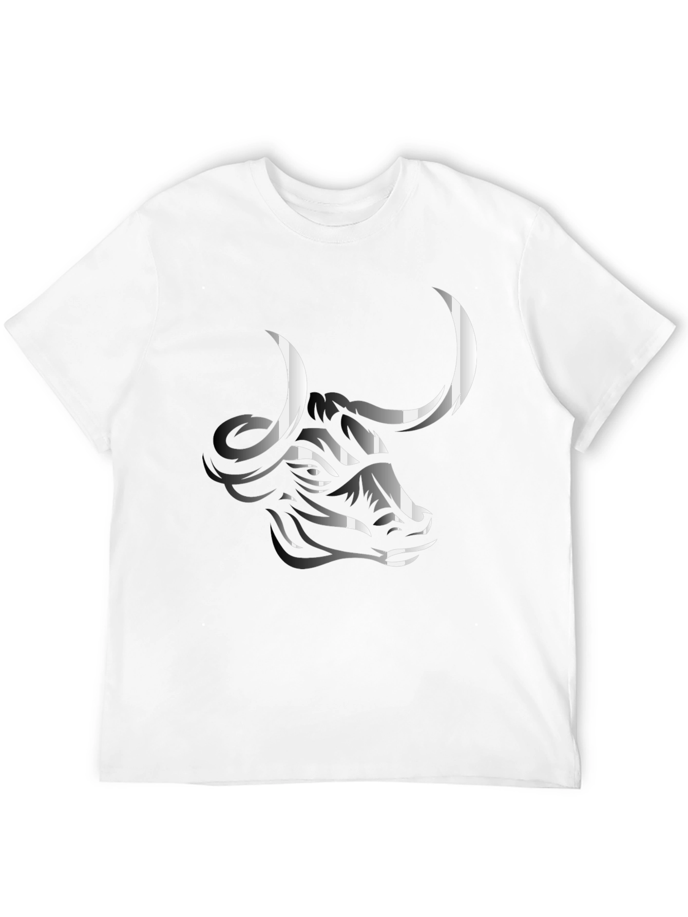 Black Bull Graphic Tee - Stylish Men's Black T-Shirt view 12