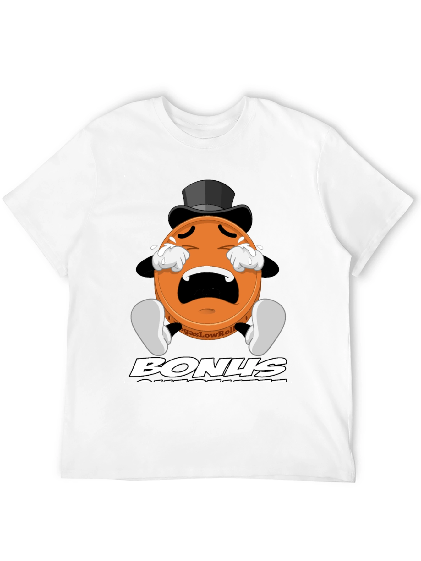 Black VegasLowRoller Bonus Guarantee T-Shirt view 12