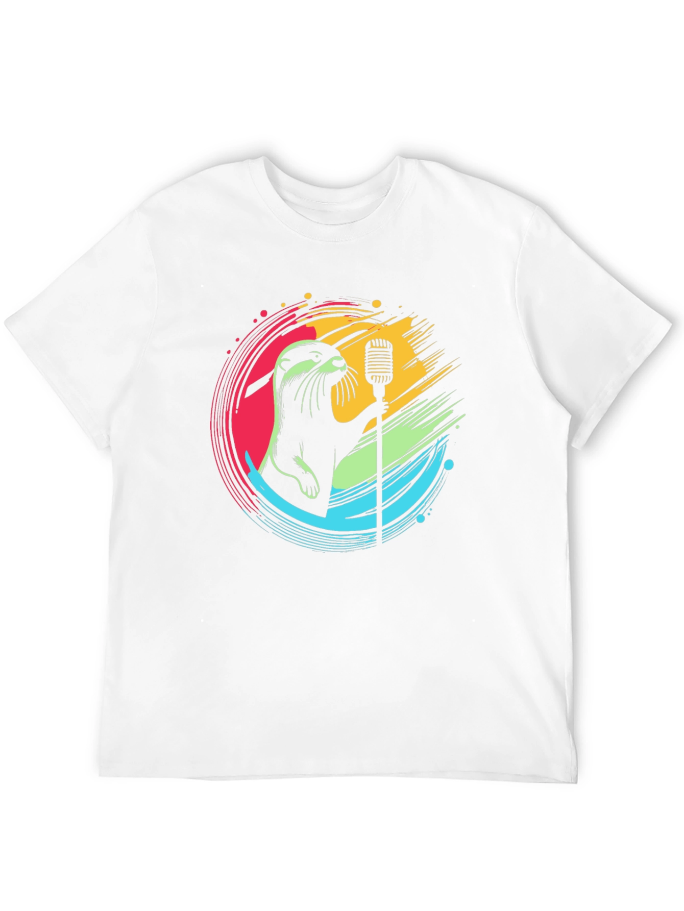 Black Otter Singer Graphic Tee - Unisex view 12