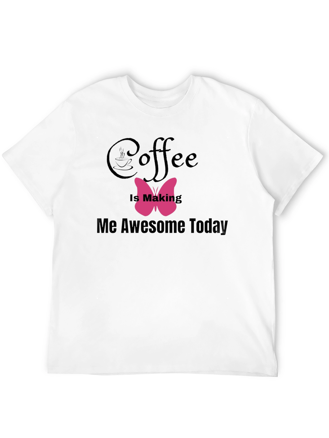 Black Coffee Makes Me Awesome T-Shirt view 12