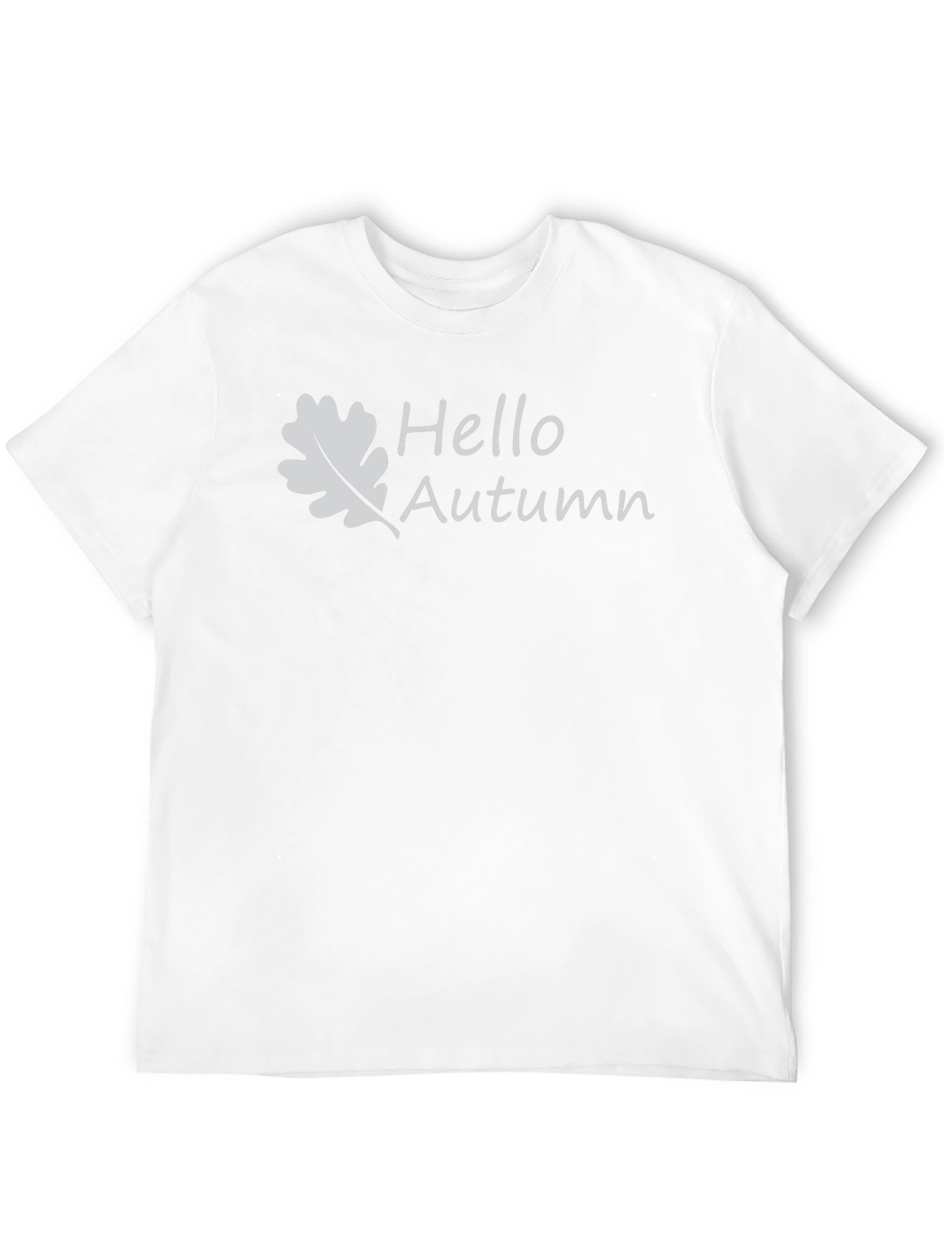 Black Hello Autumn Black T-Shirt - Stylish Fall Apparel view 12