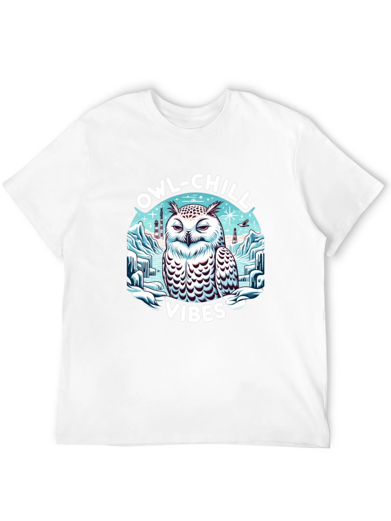 Owl-Chill Vibes Graphic Tee - 12