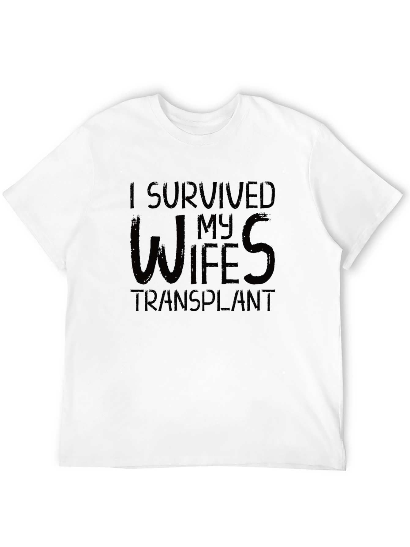 Black I Survived My Wife's Transplant T-Shirt view 12