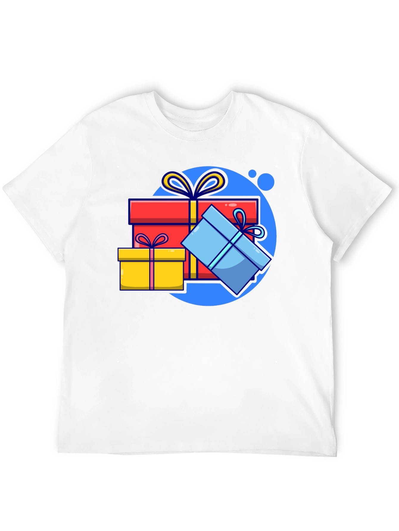 Black Festive Gift T-Shirt - Black Holiday Tee view 12